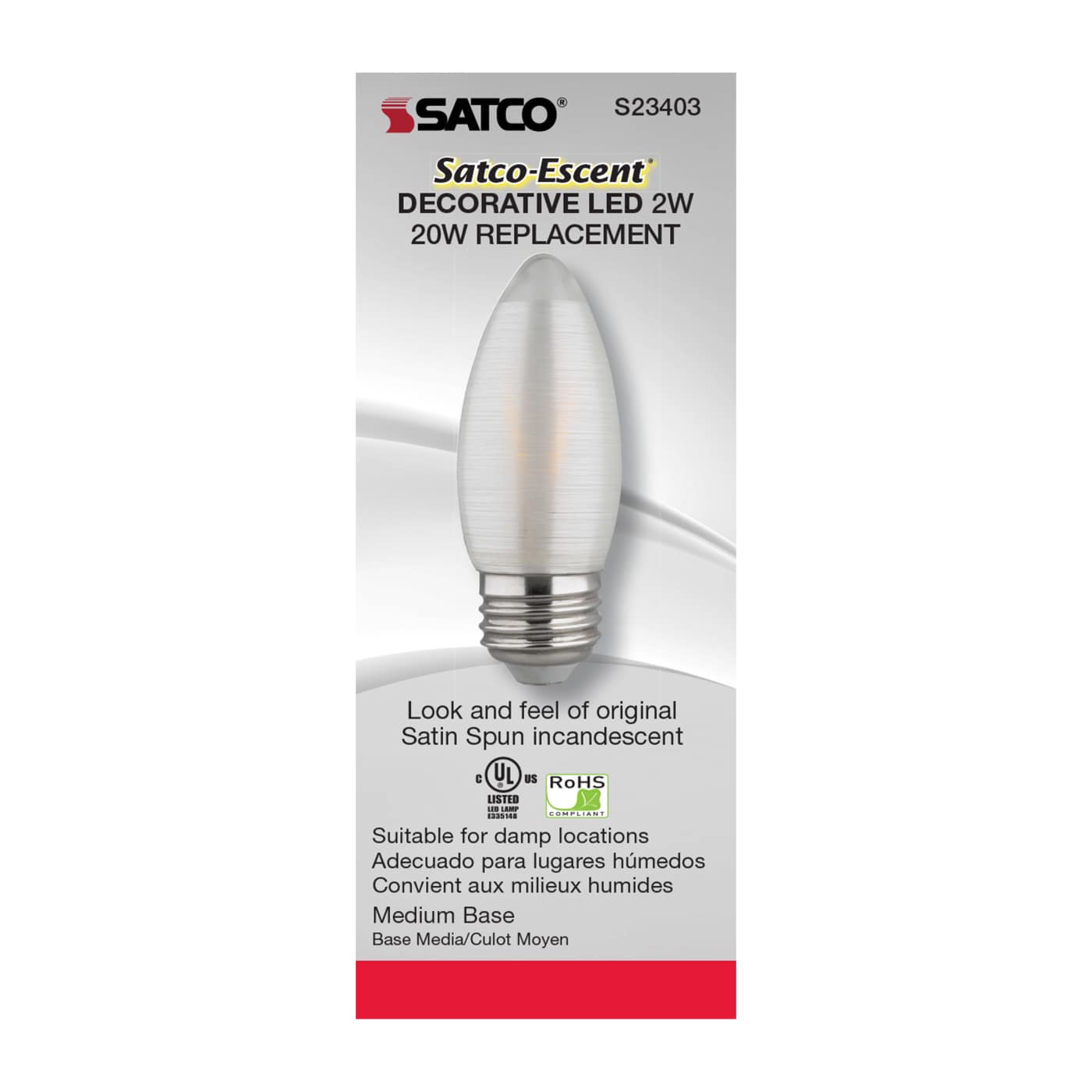 2C11/LED/SA/E26/27K/120V - S23403