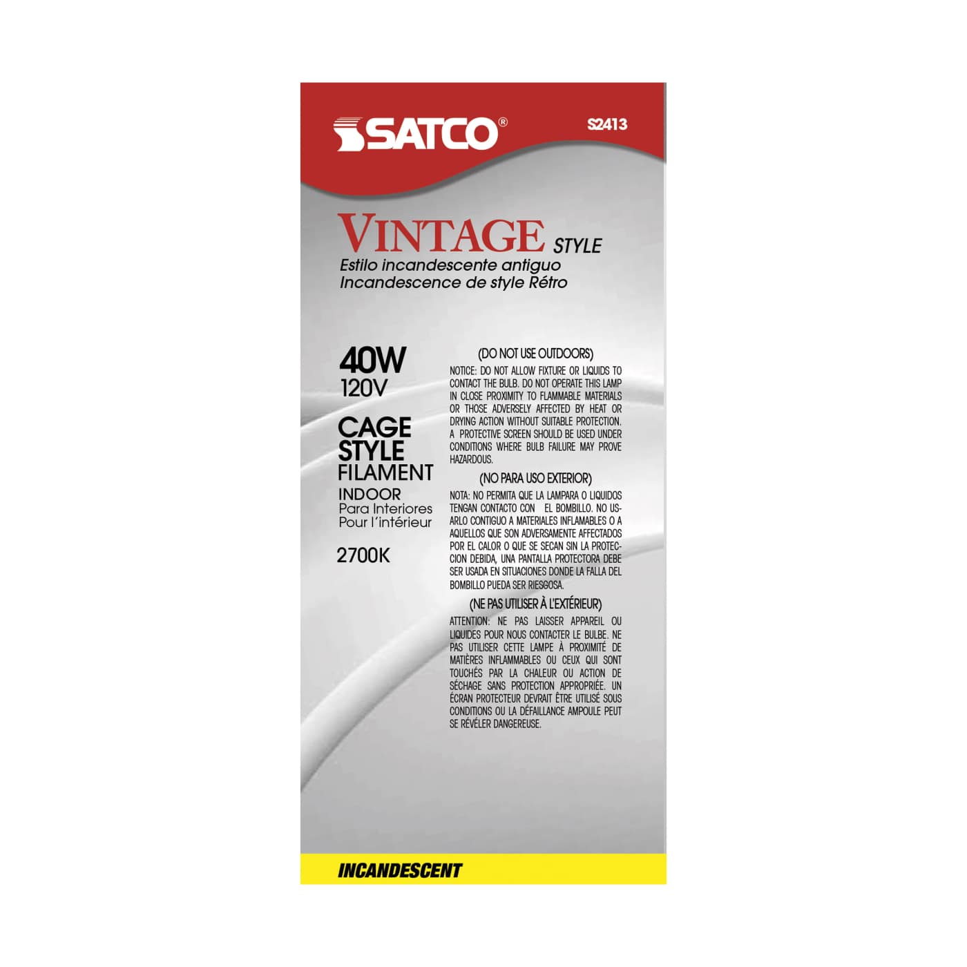 40ST19/CL/15S/120V VINTAGE - S2413