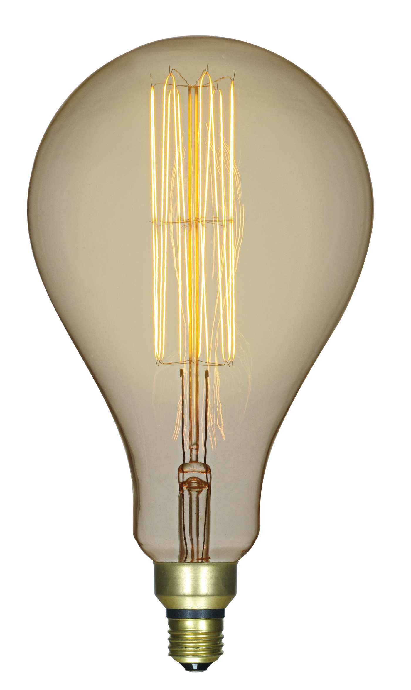 60PS52/AMBER/E26/VINTAGE/120V - S2433