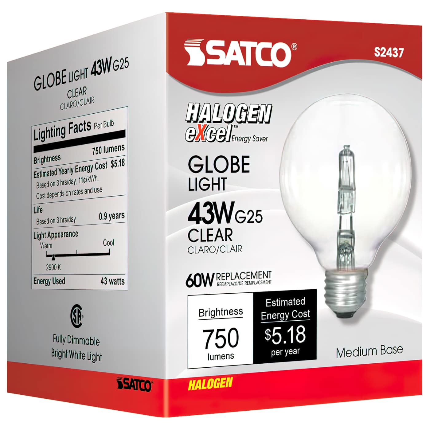 43G25/HAL/CL/120V - S2437