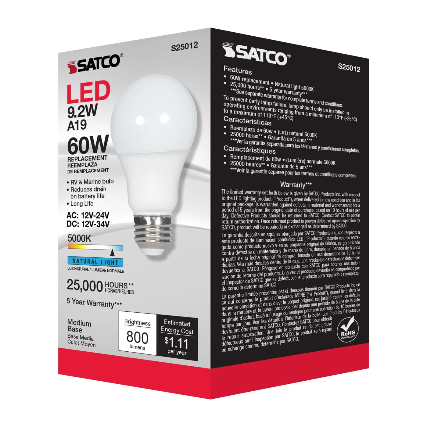 9.2A19/LED/850/12-34V/ND - S25012