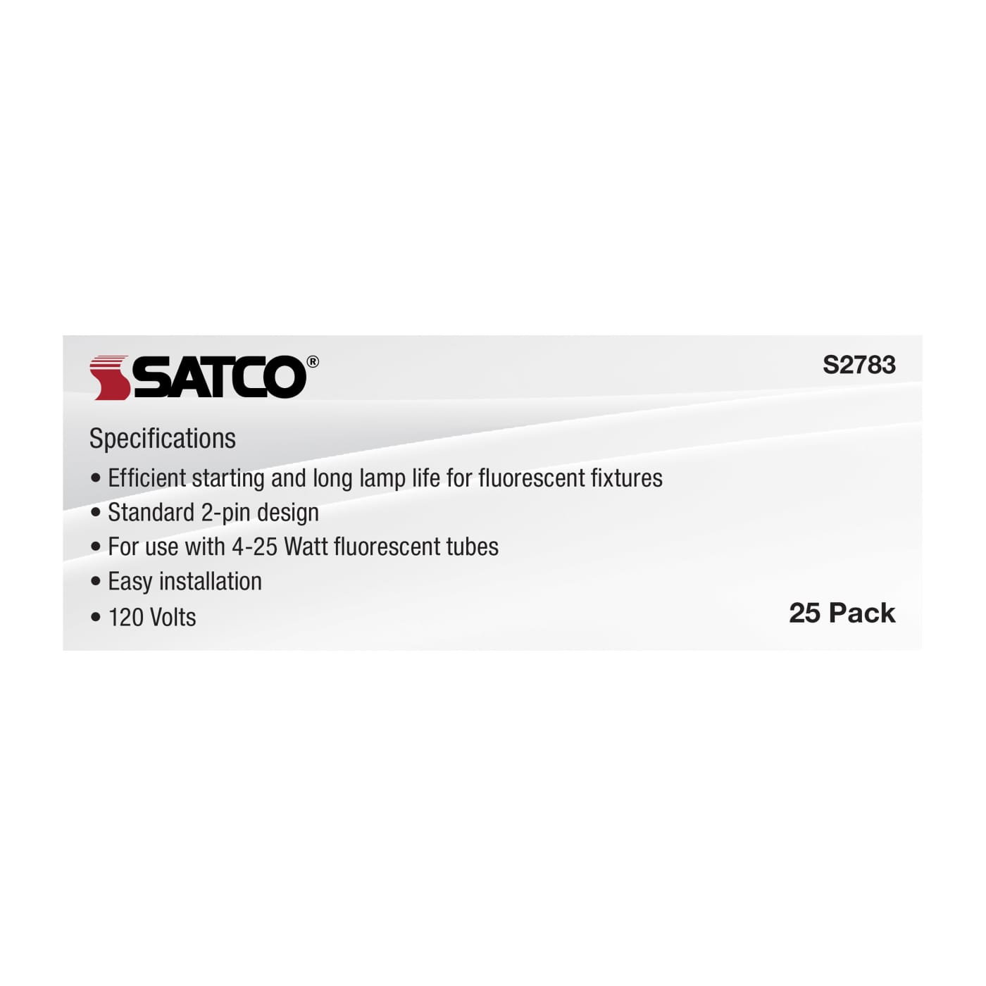 FS/U 4-25W STARTER 120V - S2783