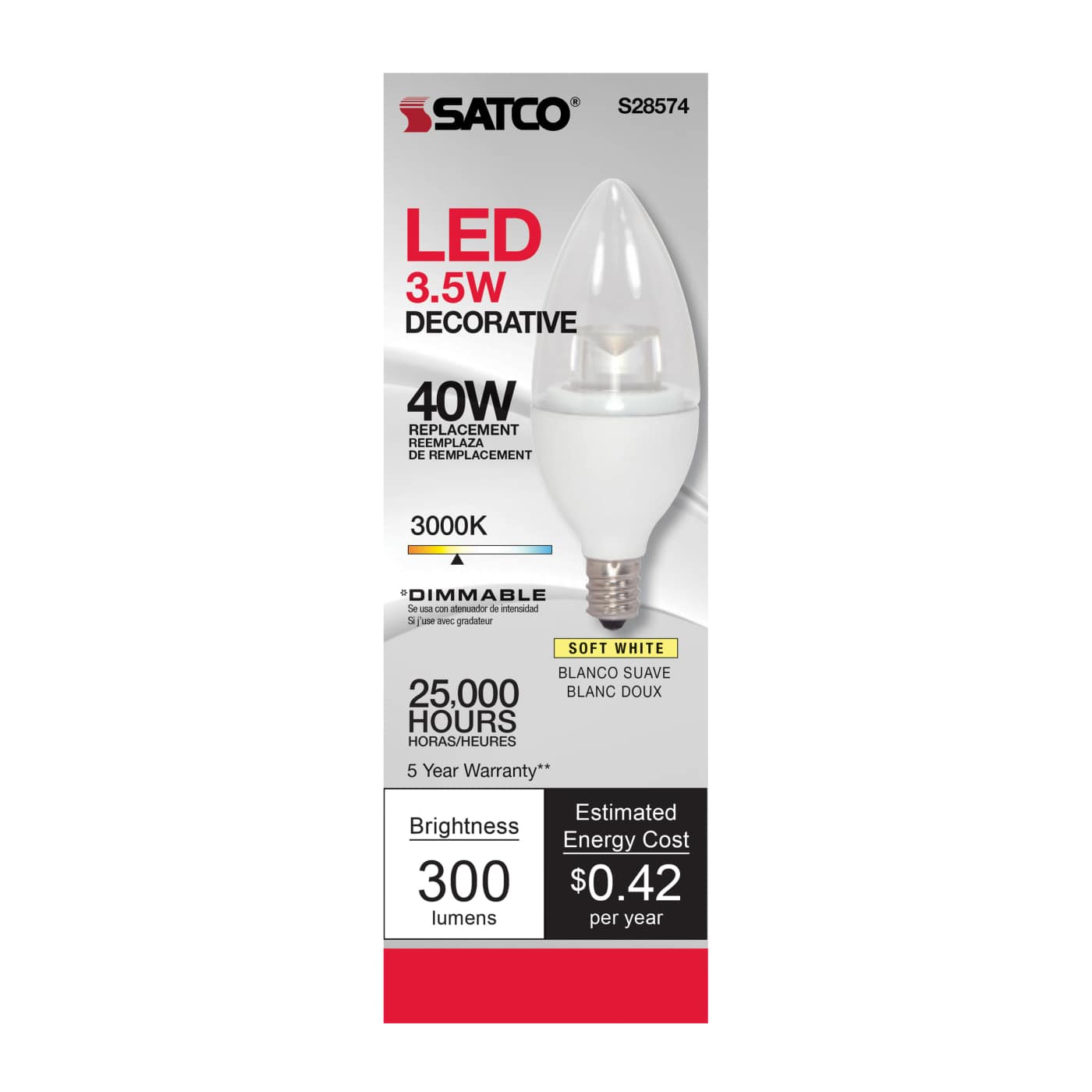 3.5CTC/LED/930/E12/120V - S28574