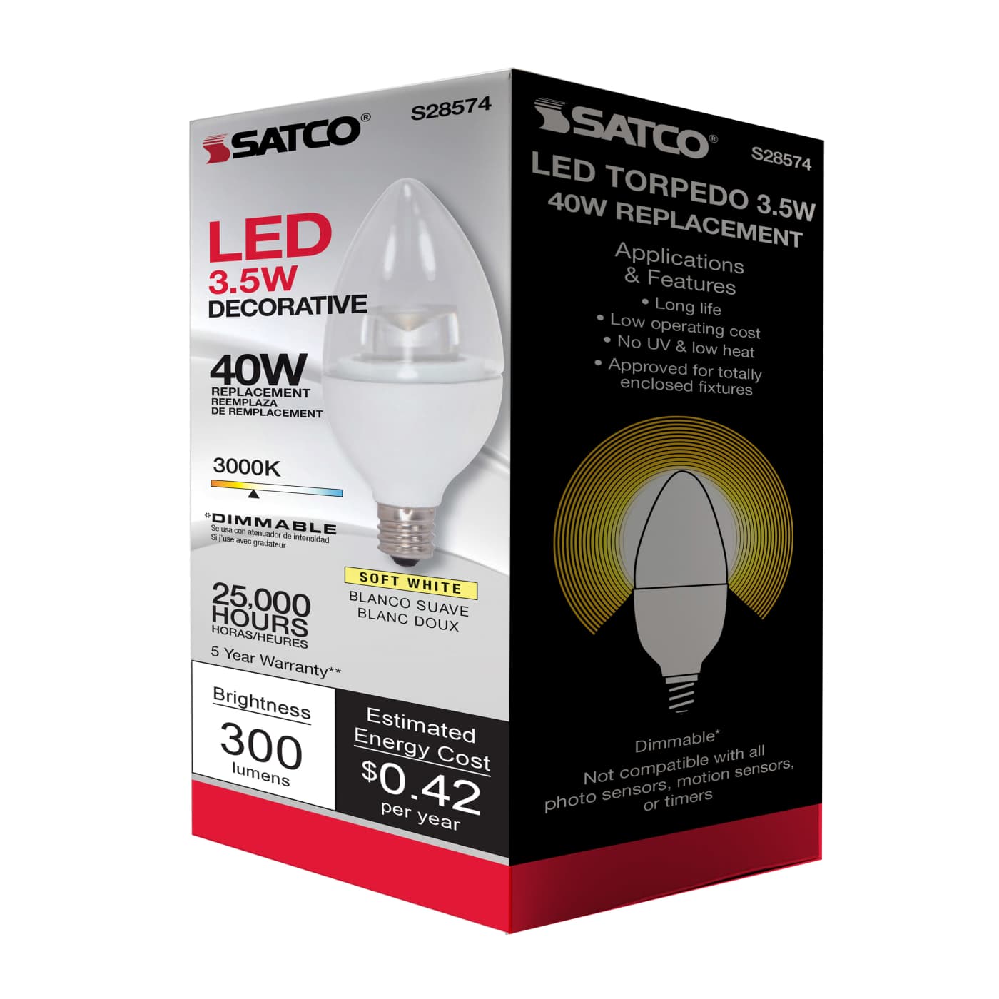 3.5CTC/LED/930/E12/120V - S28574