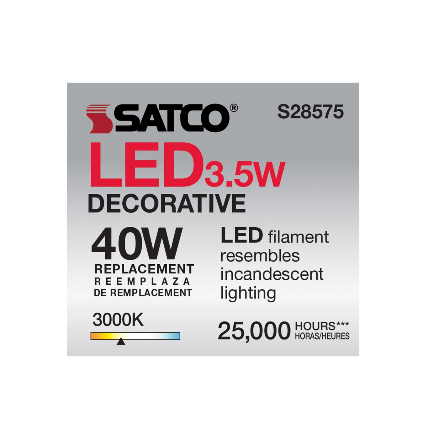 3.5ETC/LED/930/E26/120V - S28575