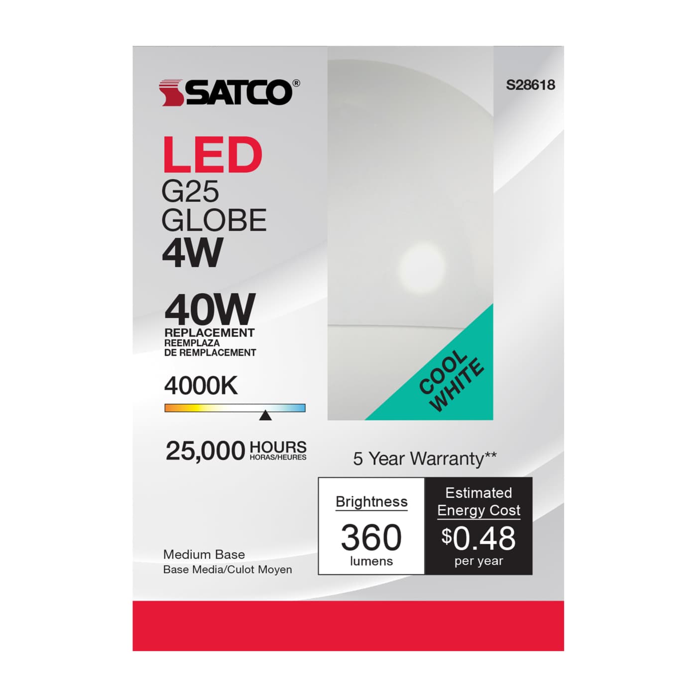 4G25/LED/940/120V - S28618