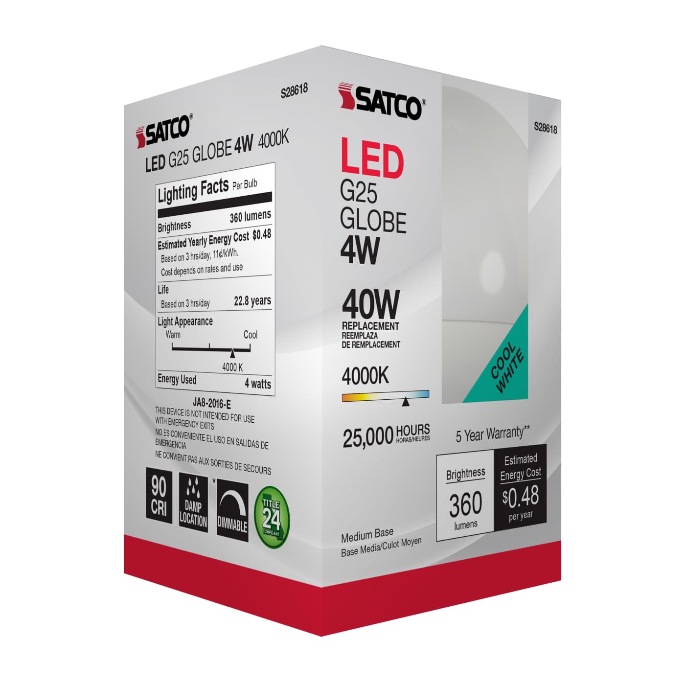 4G25/LED/940/120V - S28618