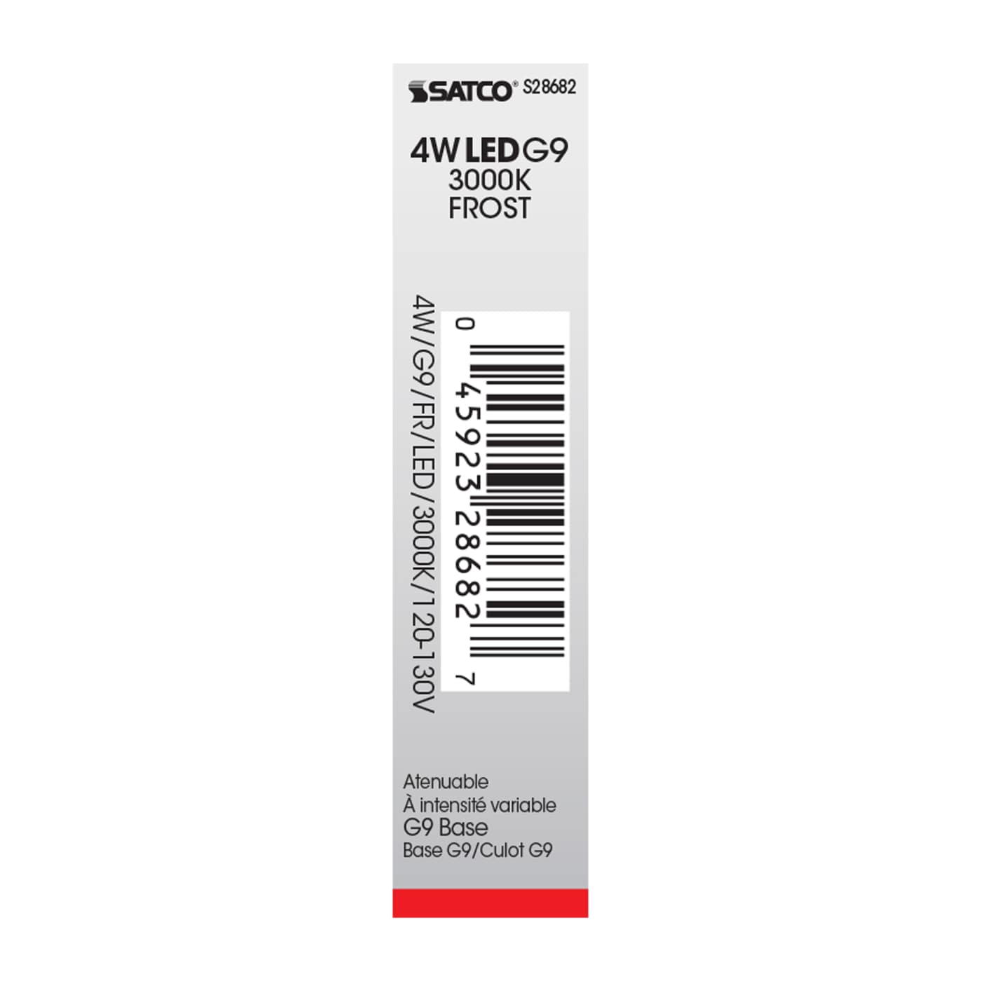 LED/4W/JCD/G9/FR/3K/120-130V - S28682