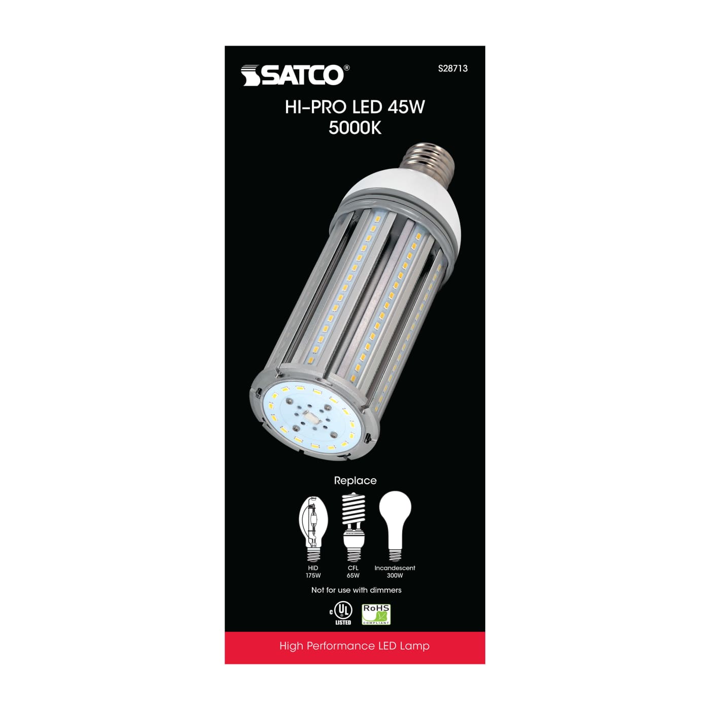 45W/LED/HID/5K/277-347V/EX39 - S28713