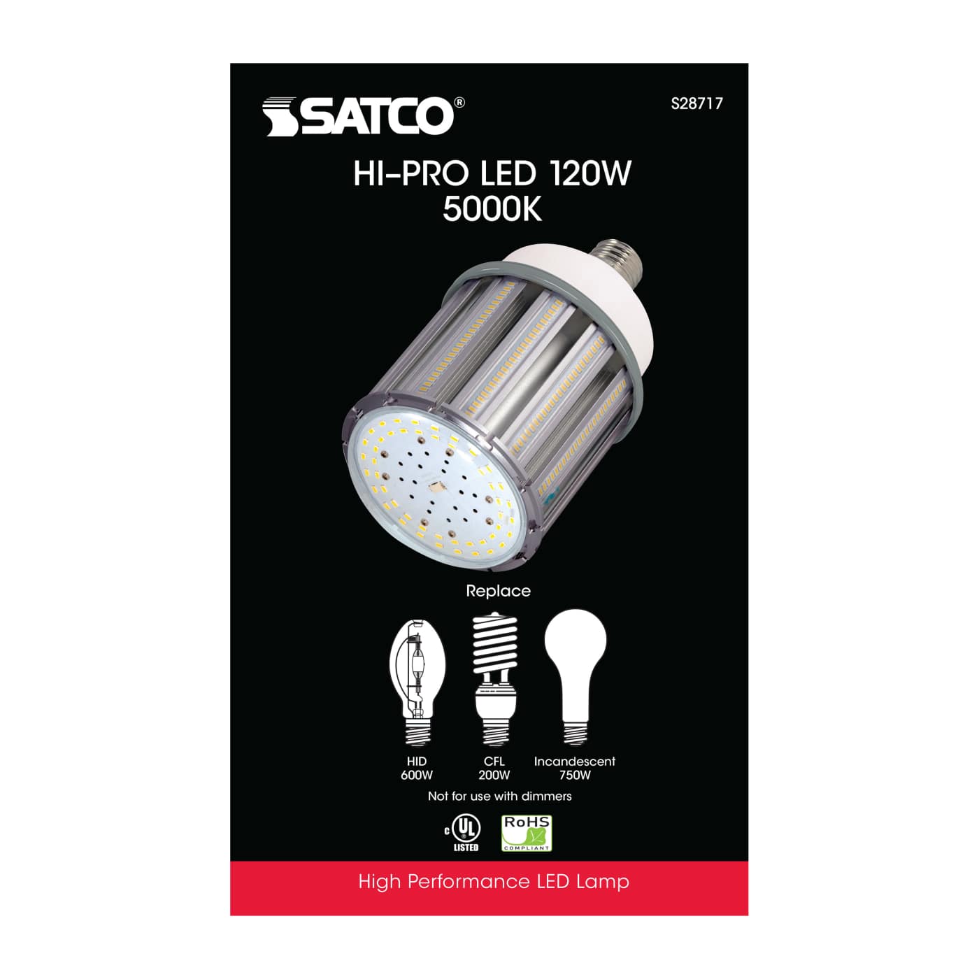 120W/LED/HID/5K/277-347V/EX39 - S28717