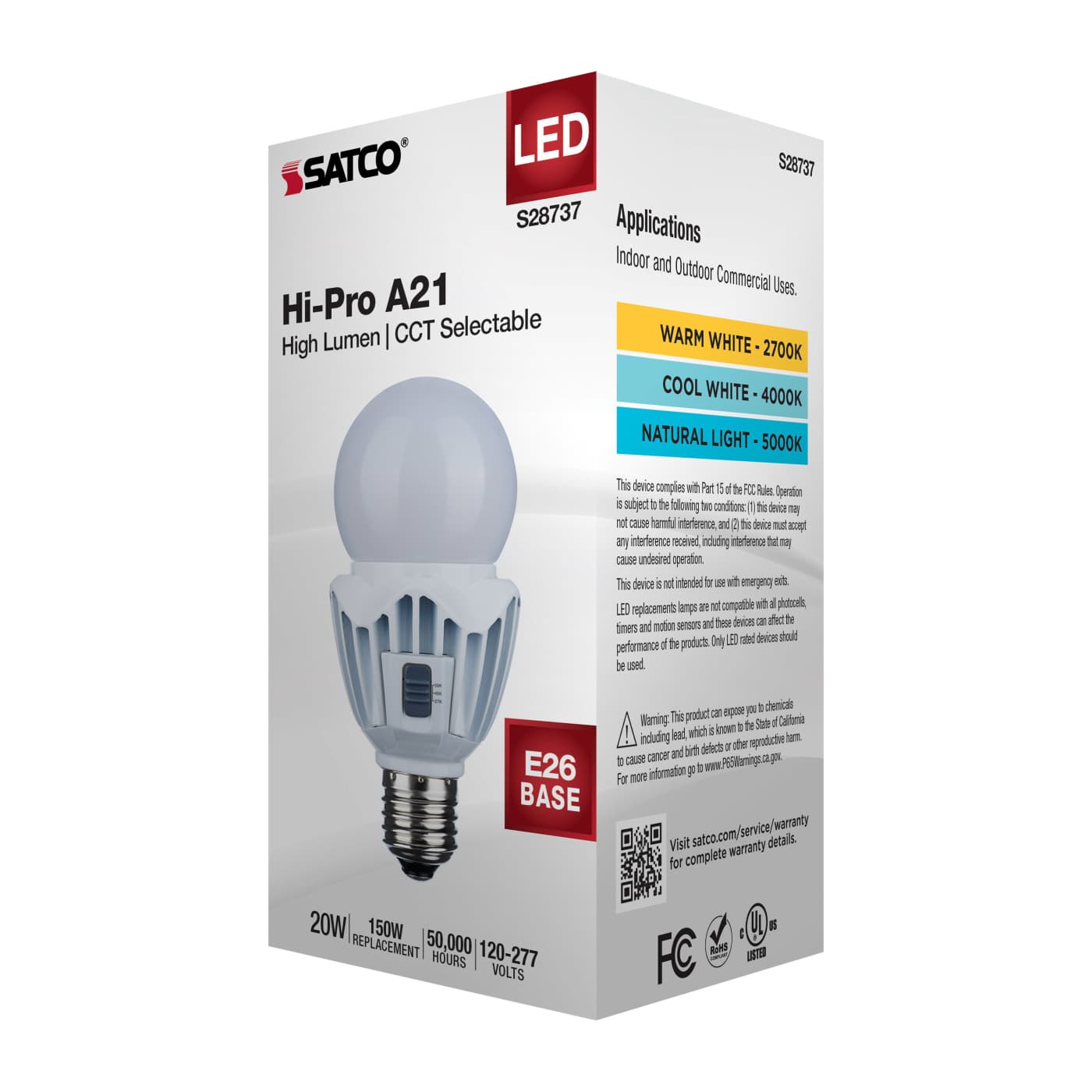 20WA21/LED/3CCT/120-277V - S28737