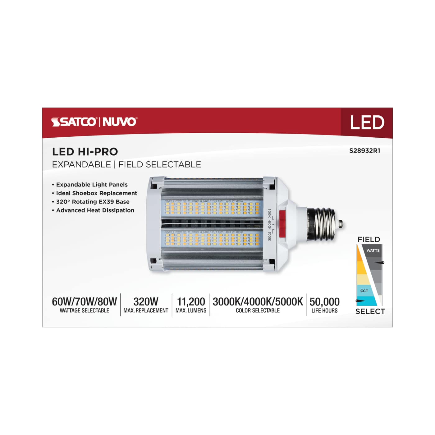 80W/LED/HID/SB/3CCT/EX39 - S28932R1