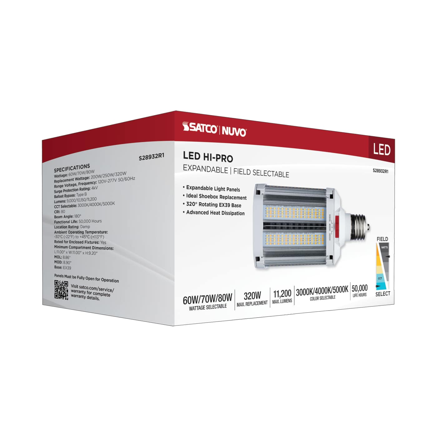 80W/LED/HID/SB/3CCT/EX39 - S28932R1