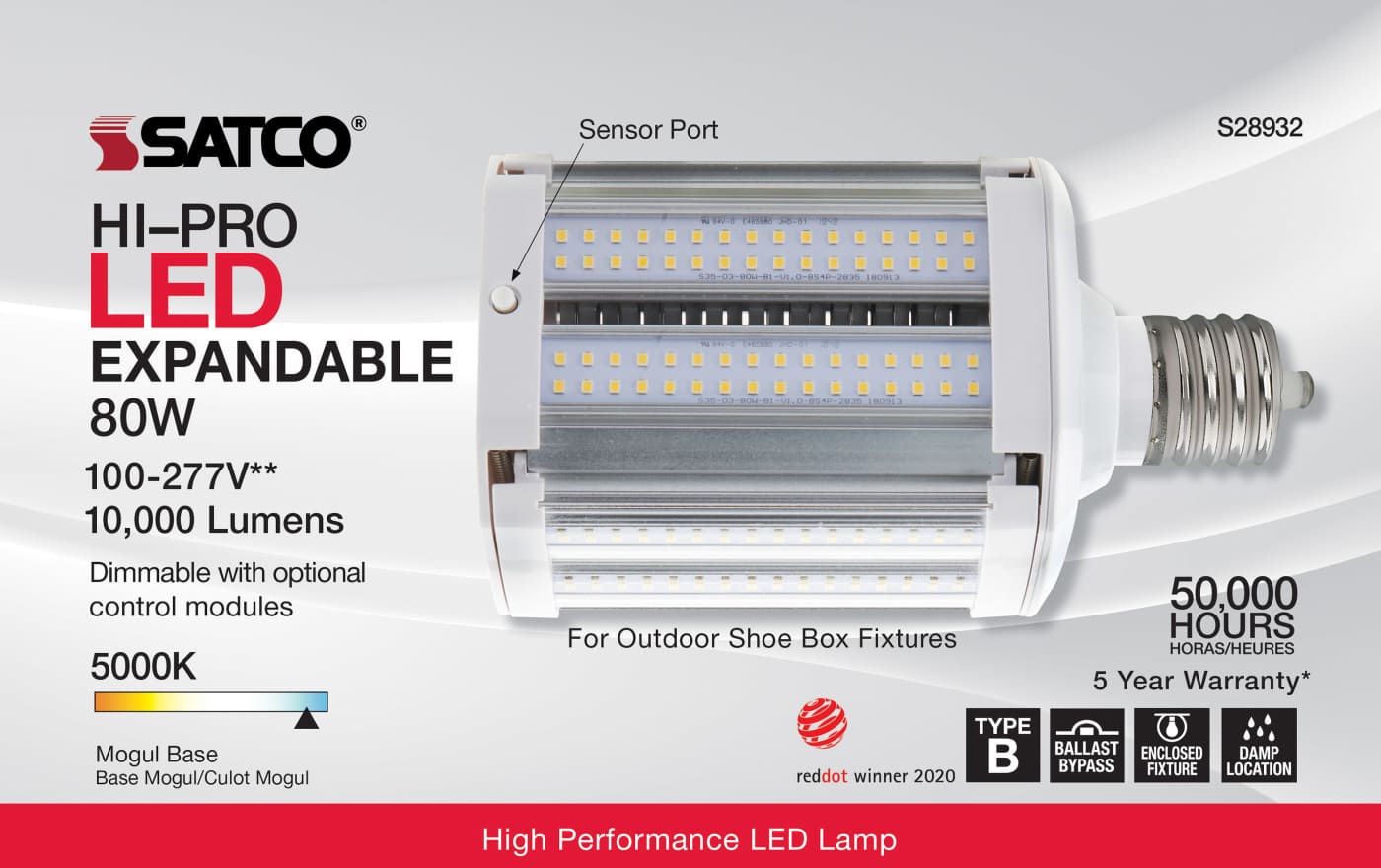 80W/LED/HID/SB/5K/EX39 - S28932