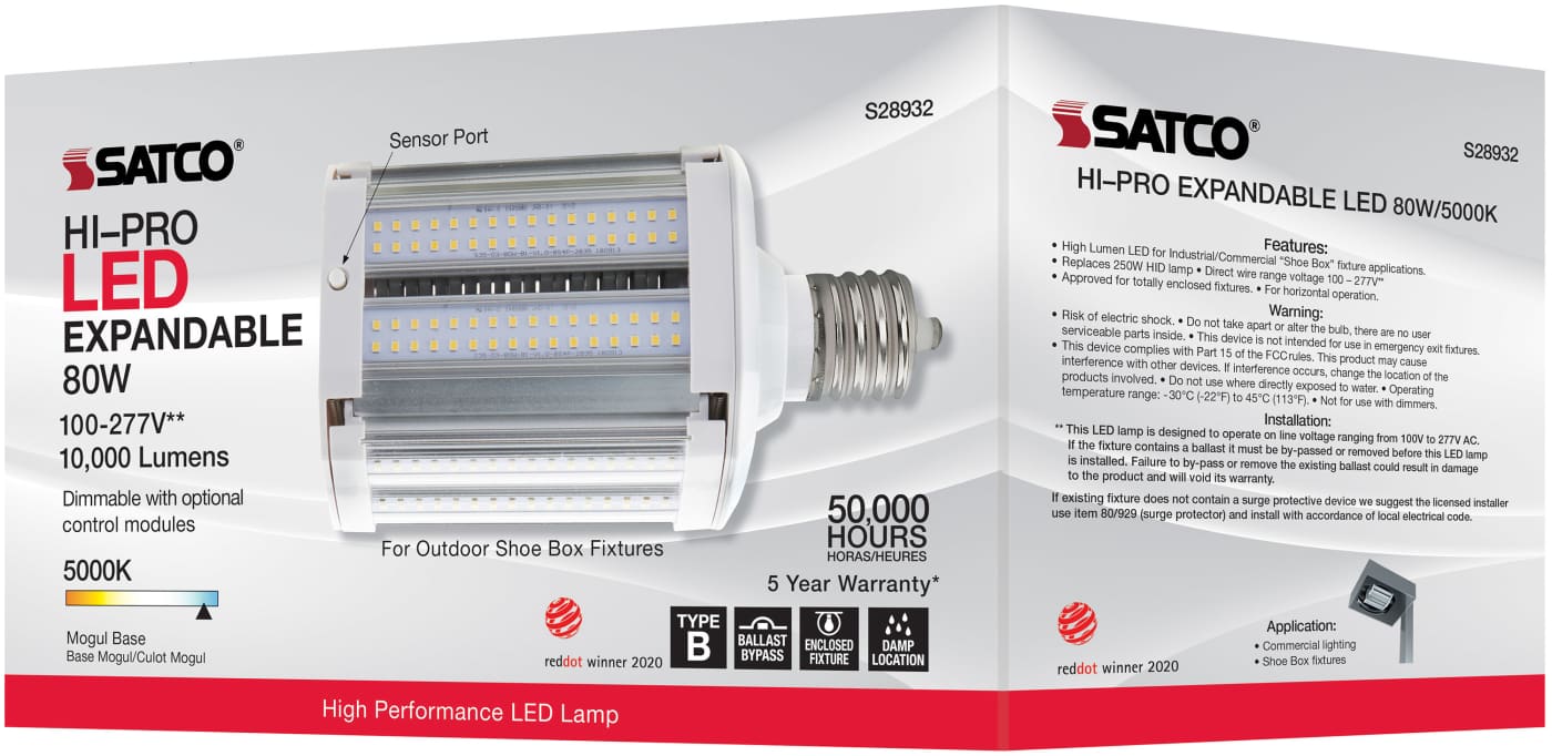 80W/LED/HID/SB/5K/EX39 - S28932