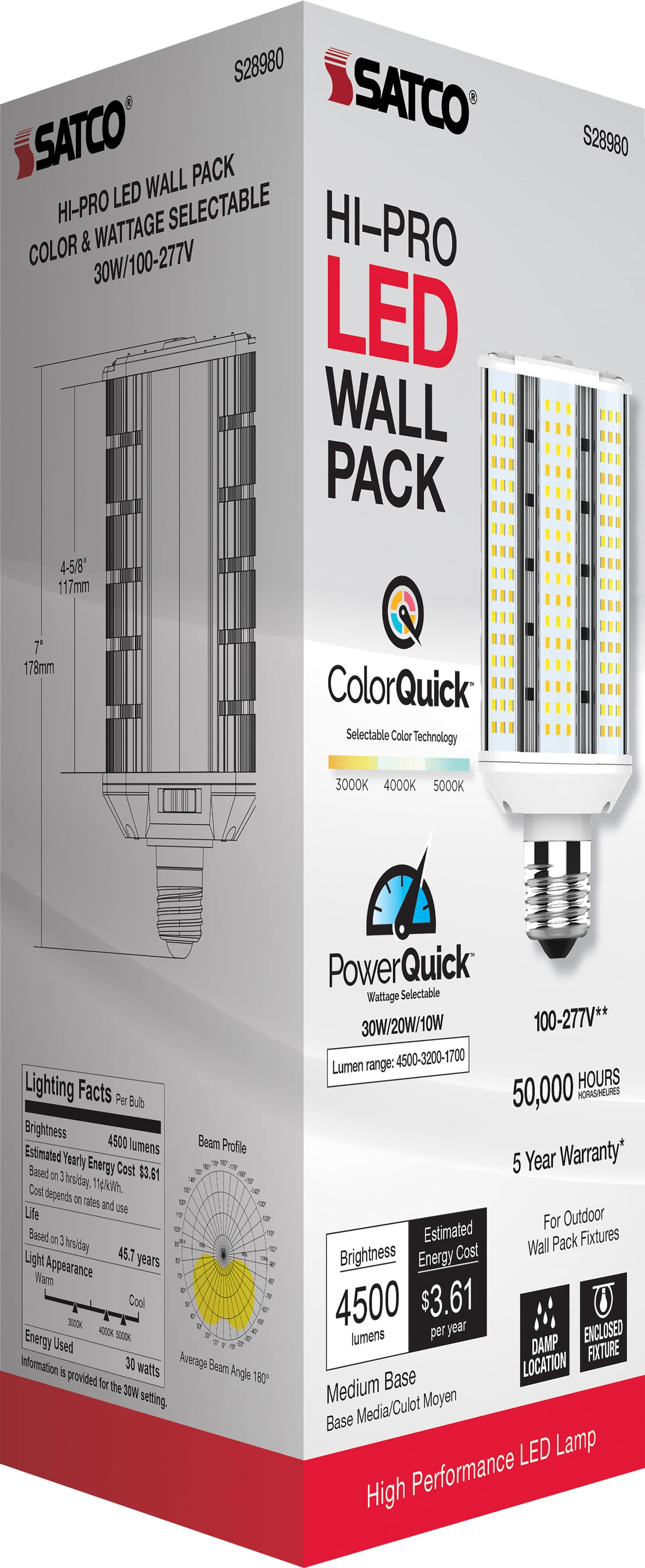 30W/LEDWP/CCT/E26/100-277V - S28980