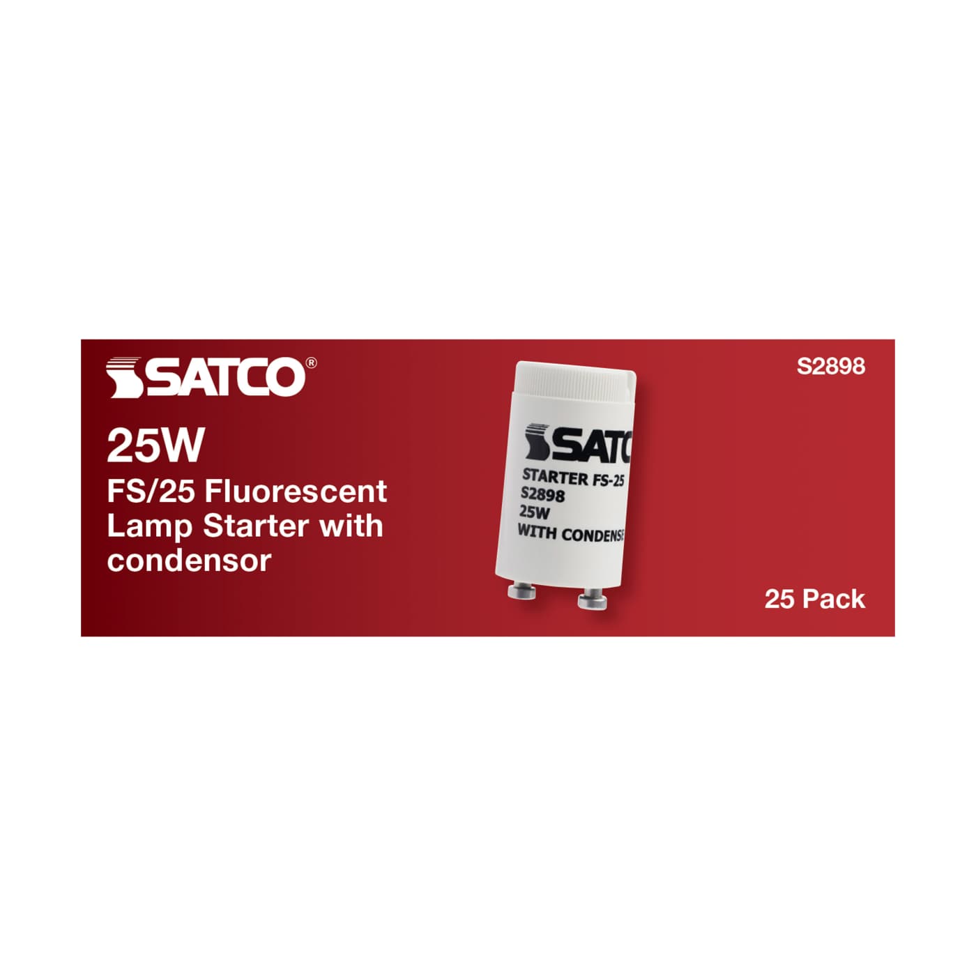 FS25 STARTER W/CONDENSOR - S2898