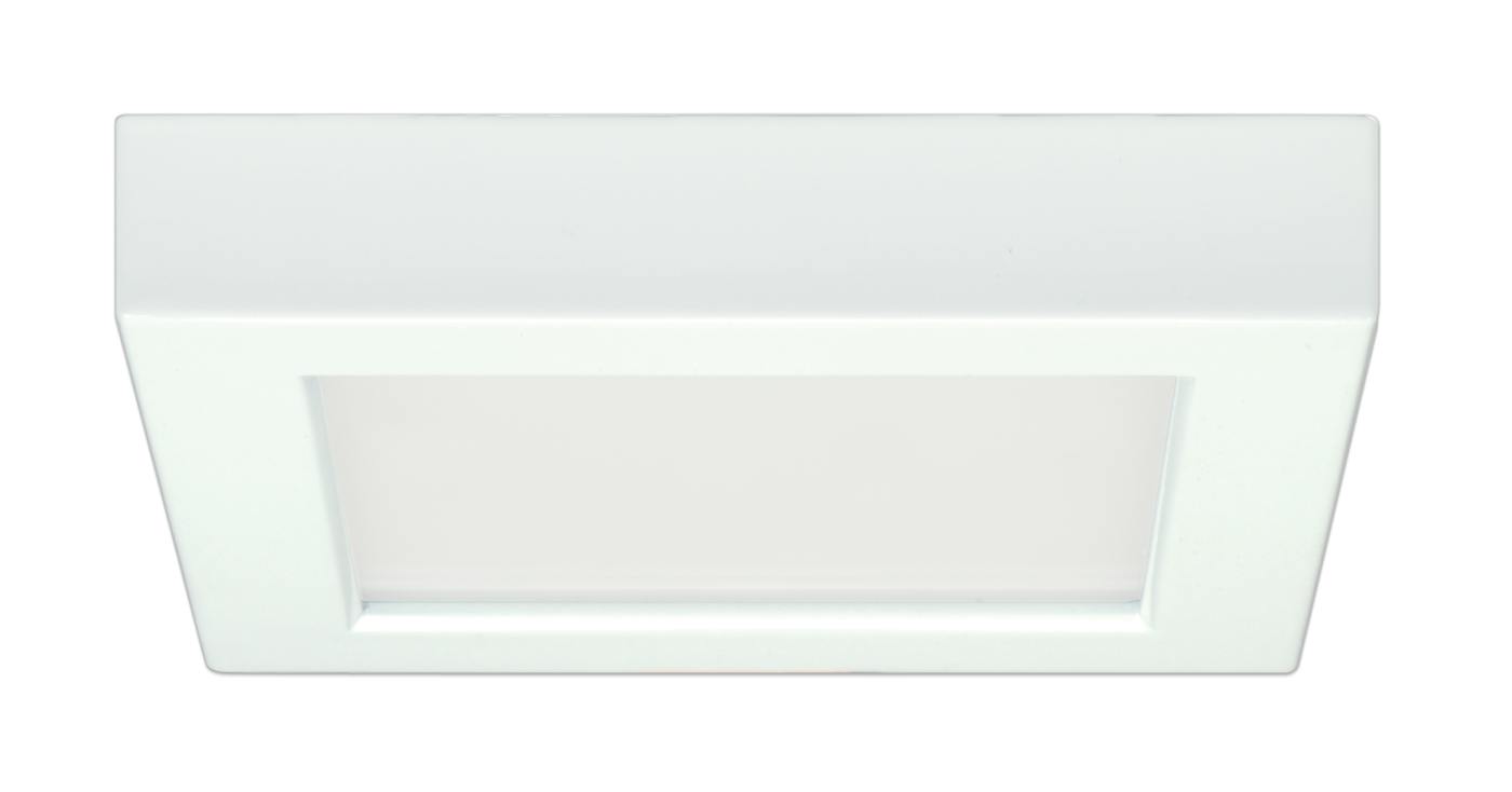 10.5W/LED/5.5"FLUSH/30K/SQ/WH - S29327