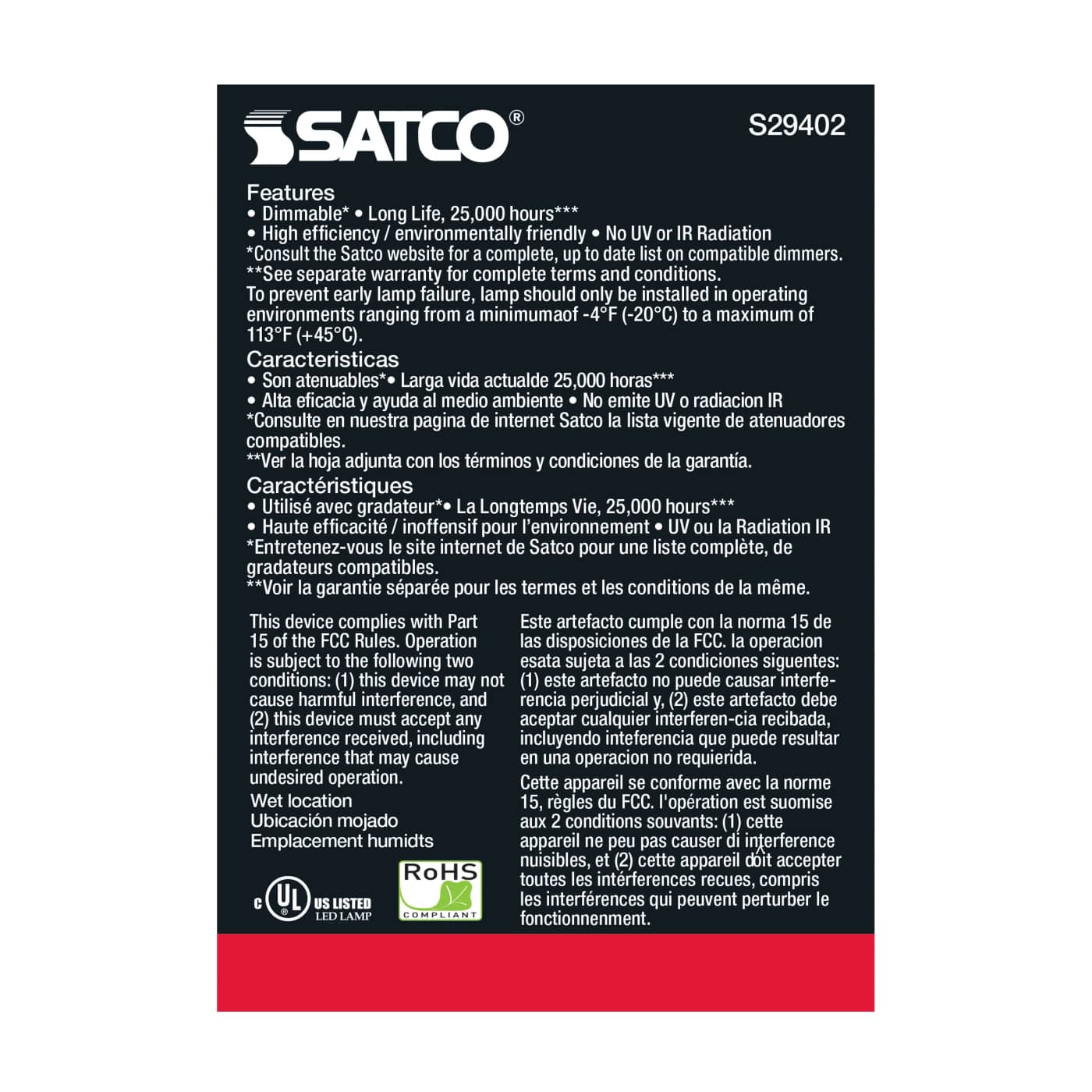 6.5PAR20/LED/25'/935/120V - S29402