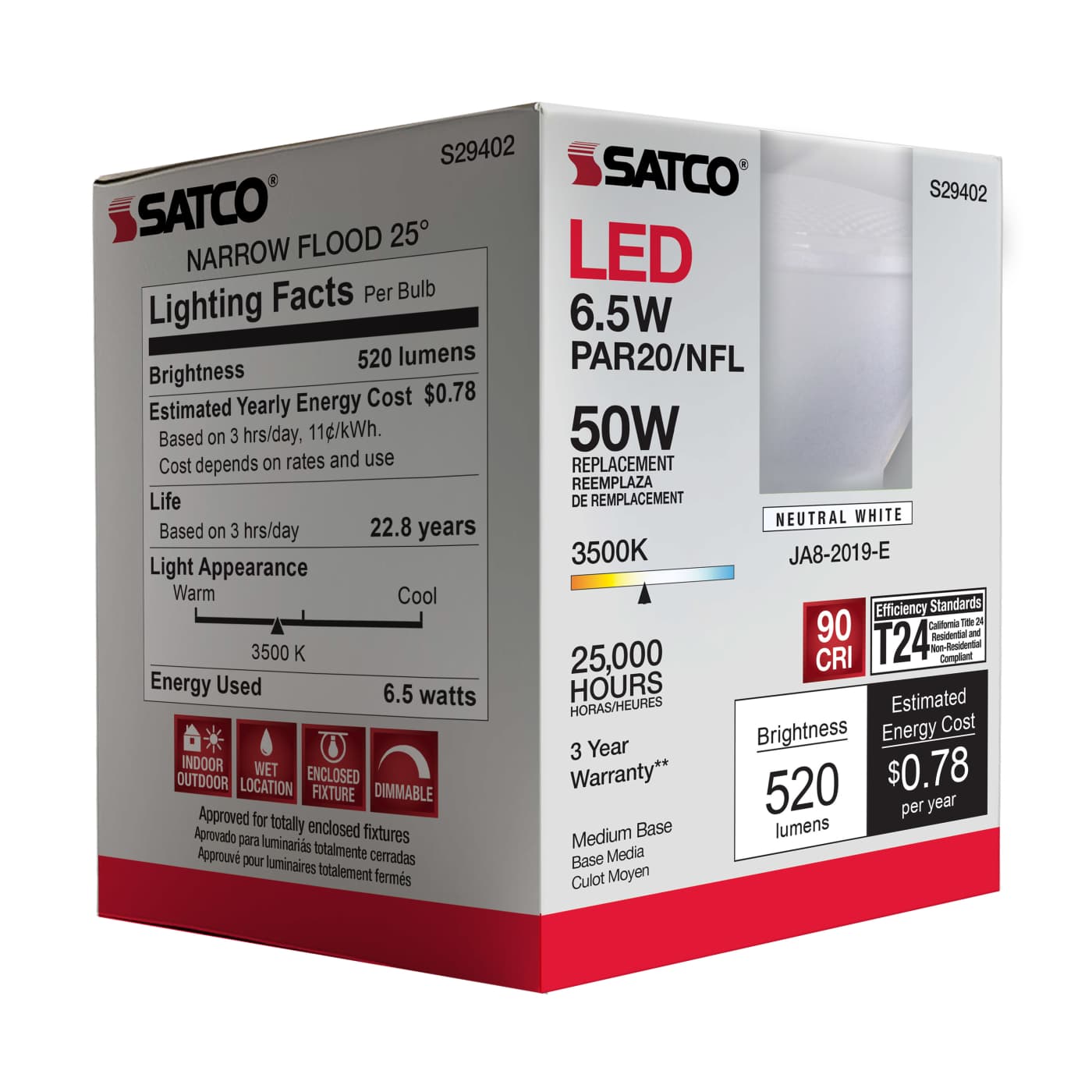 6.5PAR20/LED/25'/935/120V - S29402