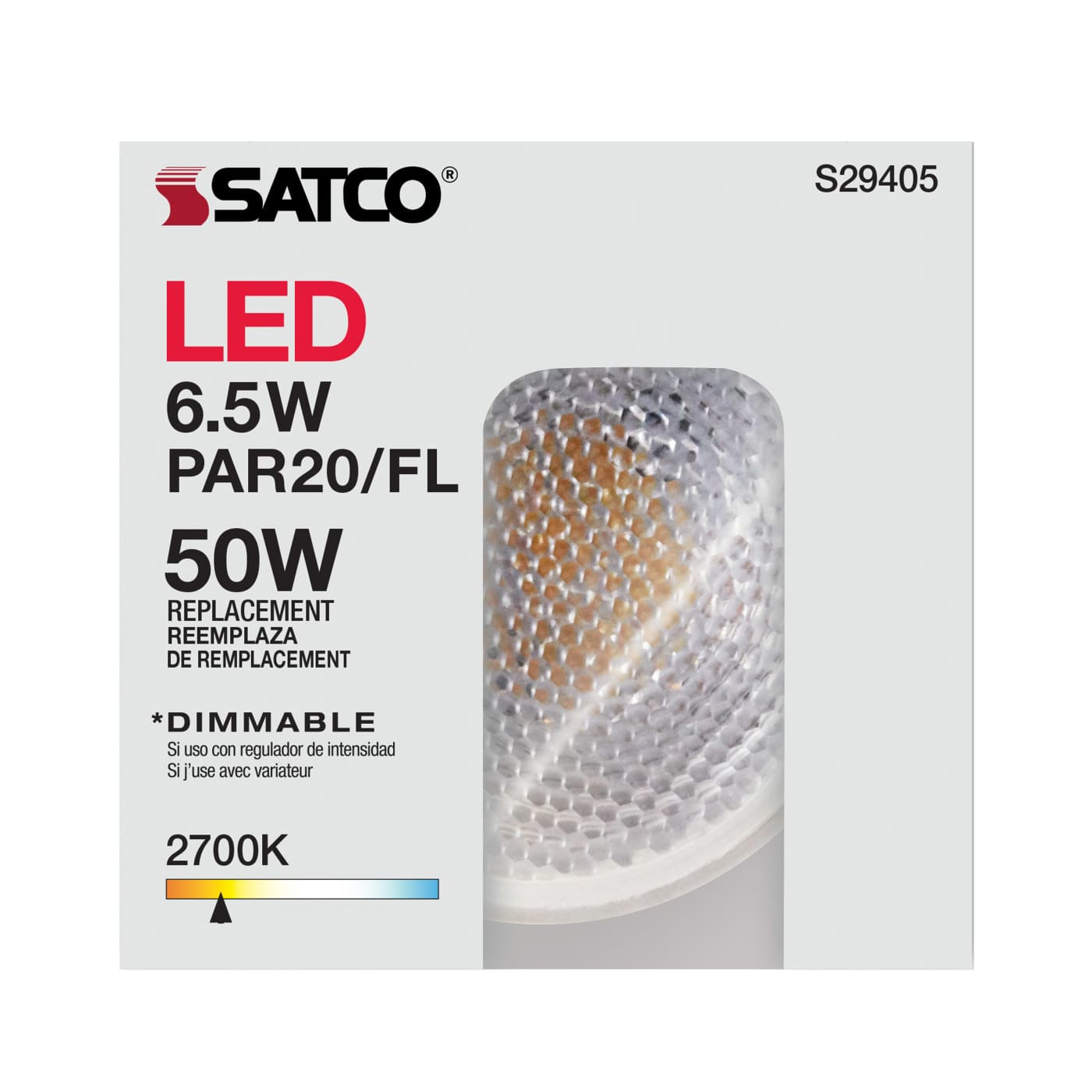 6.5PAR20/LED/40'/927/120V - S29405