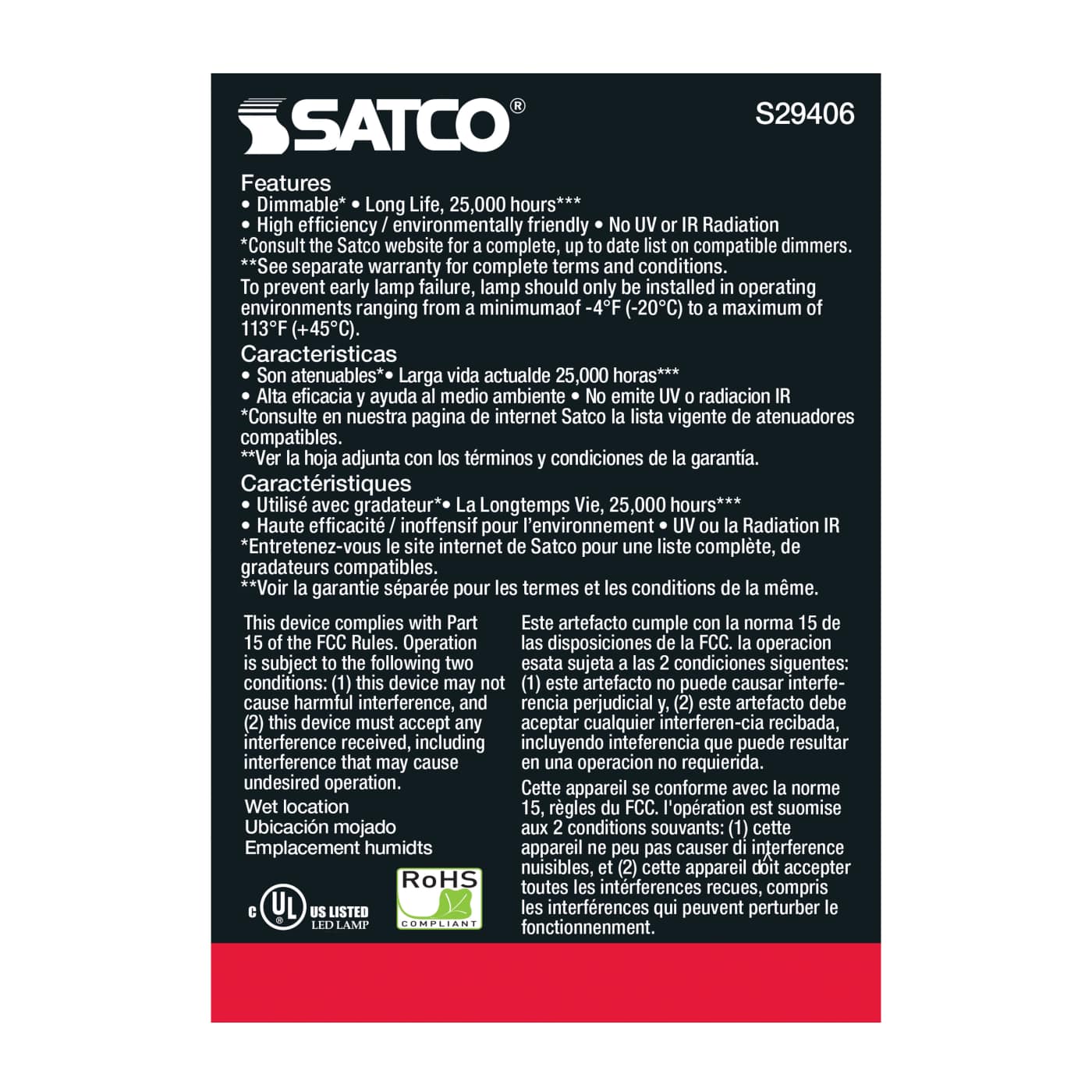 6.5PAR20/LED/40'/930/120V - S29406