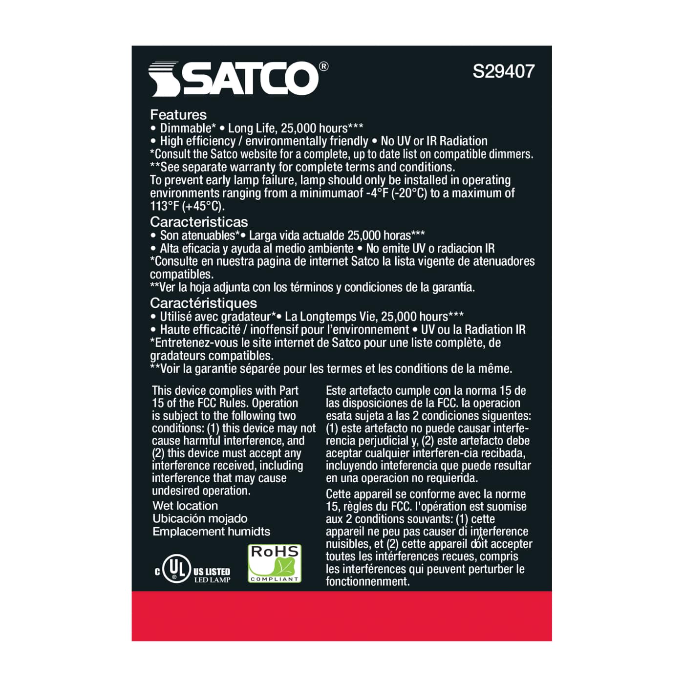 6.5PAR20/LED/40'/935/120V - S29407