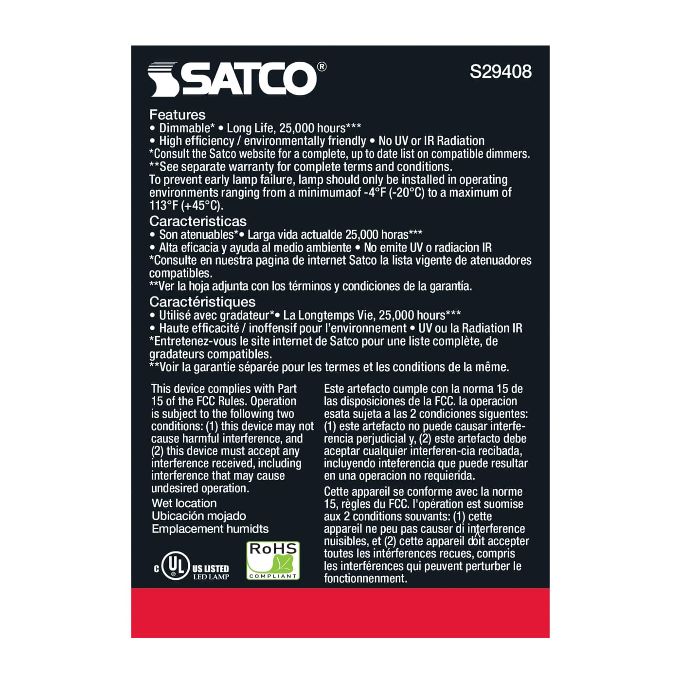 6.5PAR20/LED/40'/940/120V - S29408