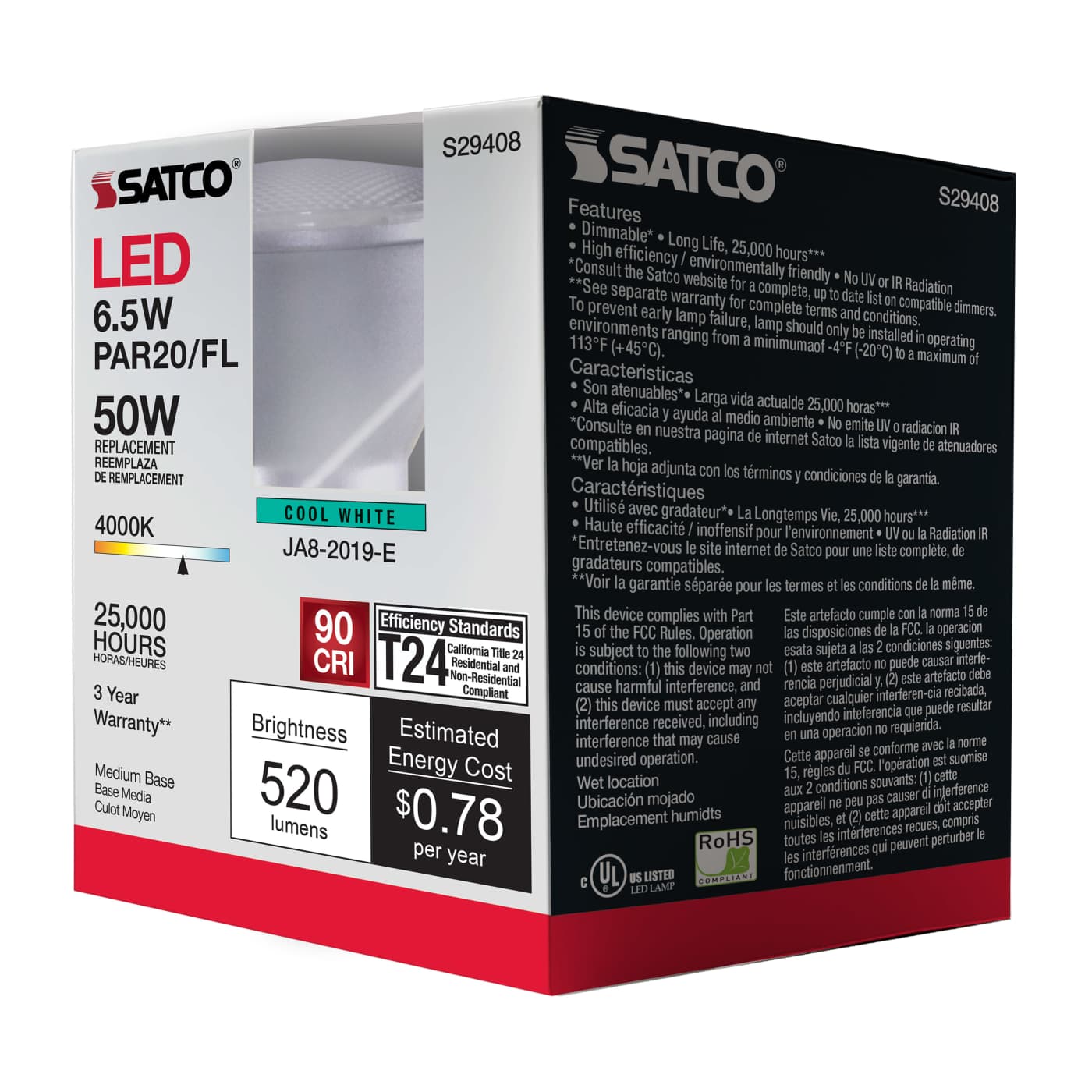 6.5PAR20/LED/40'/940/120V - S29408