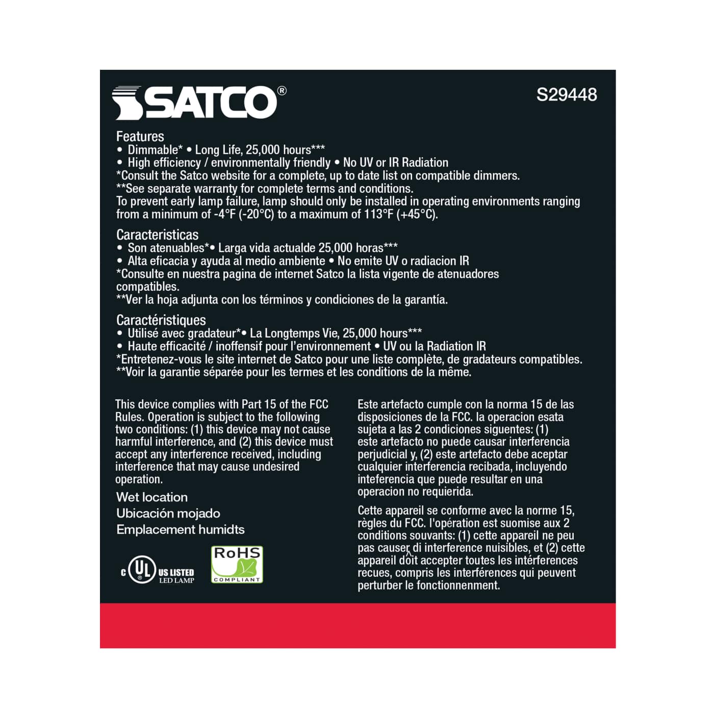 15PAR38/LED/40'/940/120V - S29448