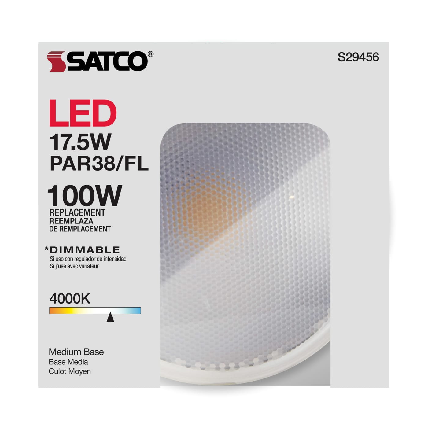 17.5PAR38/LED/40'/940/120V - S29456