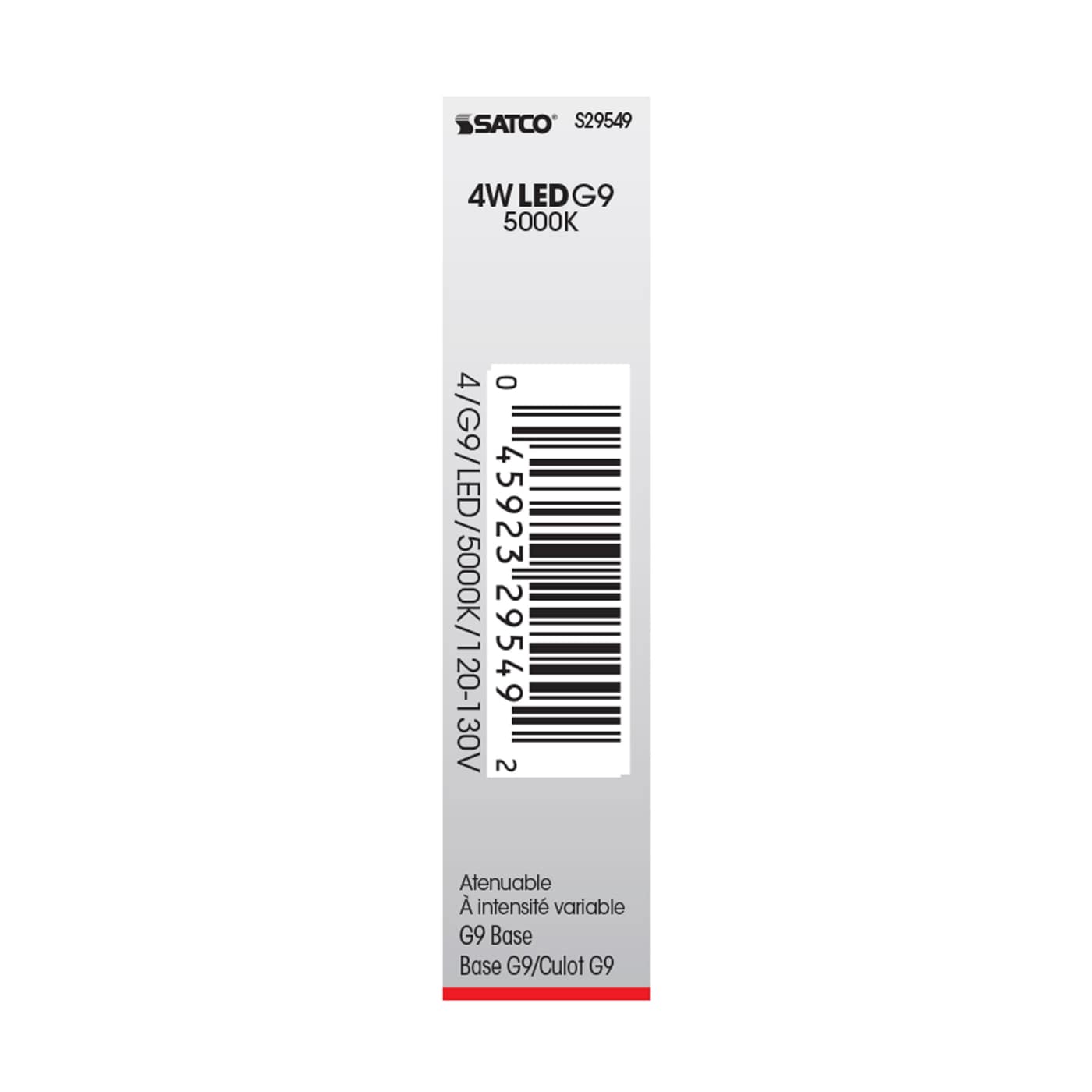 LED4W JCD/G9 120-130V 5000K - S29549