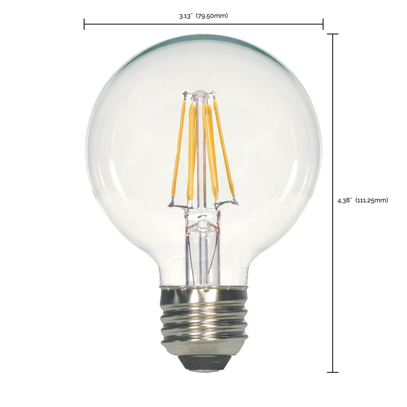 4.5G25/CL/LED/E26/27K/120V - S29563