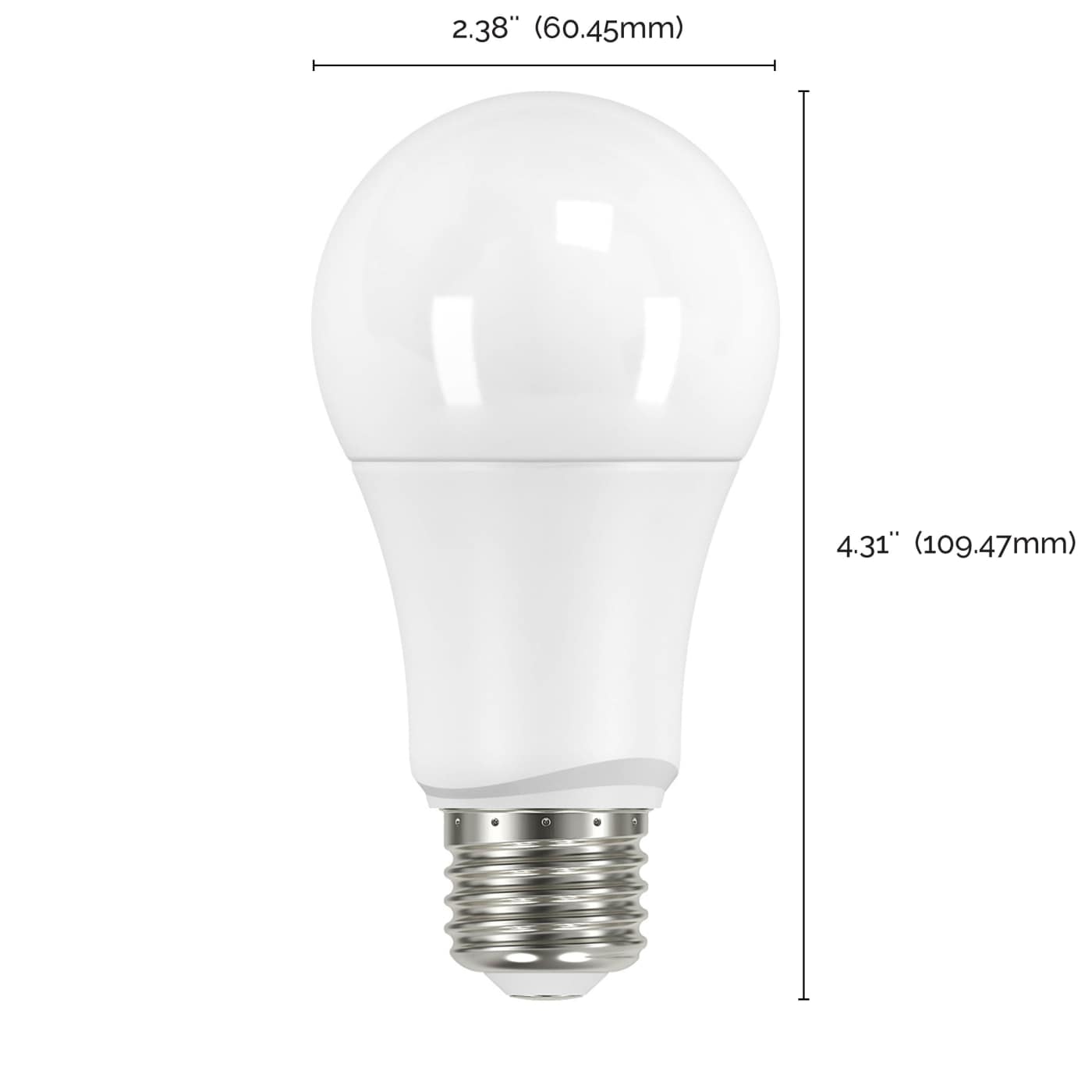 9.5A19/LED/27K/ND/120V/4PK - S29596