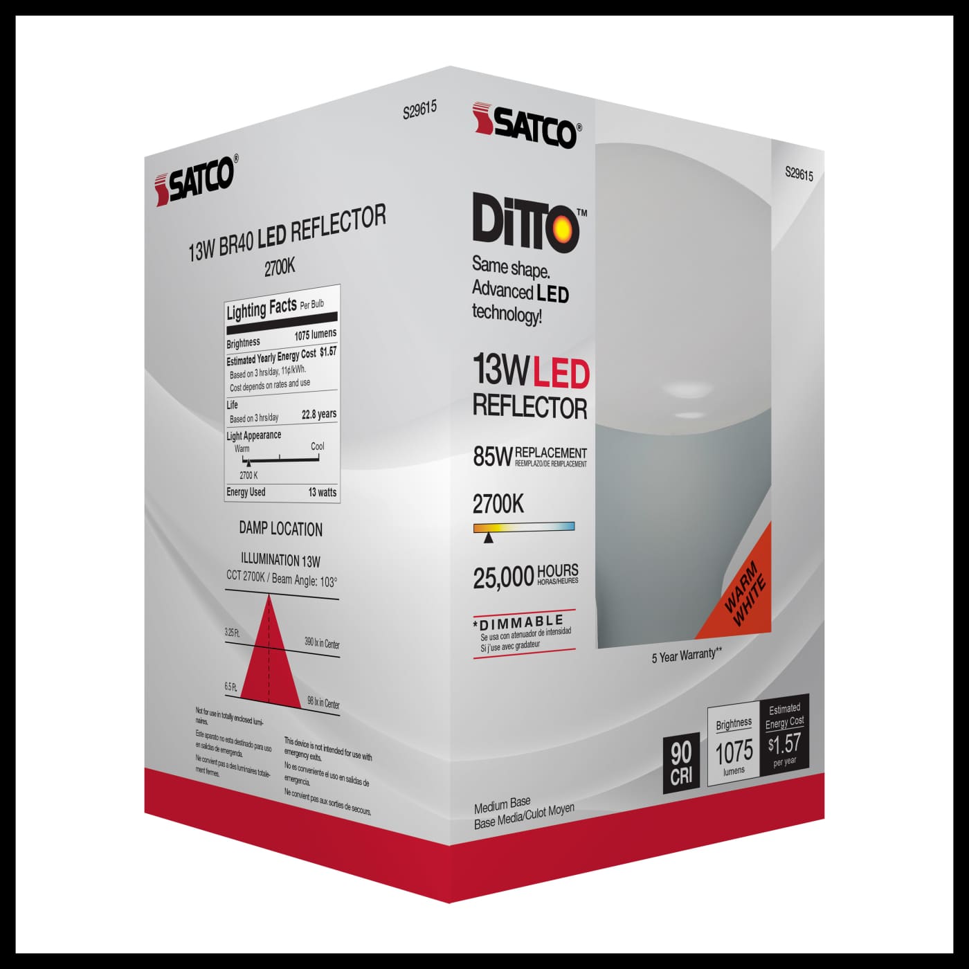 13BR40/LED/927/120V - S29615