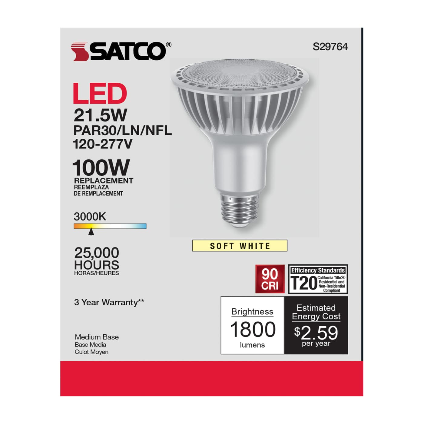 21.5PAR30LN/LED/930/HL/120-277 - S29764