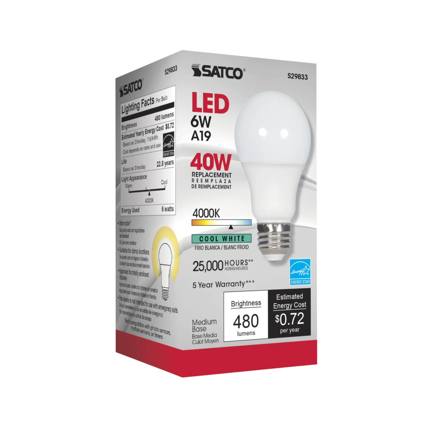 6A19/OMNI/220/LED/40K - S29833