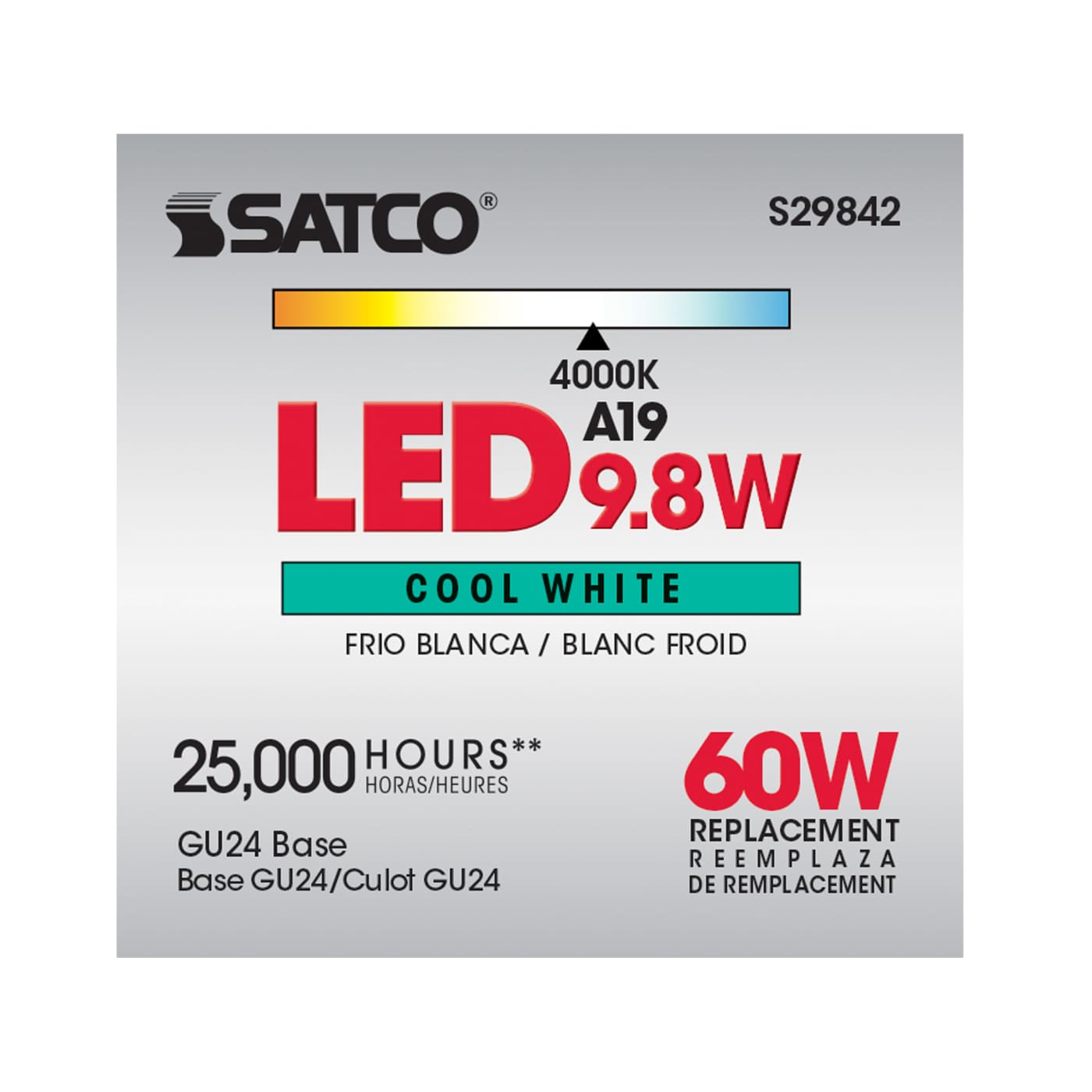 9.8A19/OMNI/220/LED/40K/GU24 - S29842