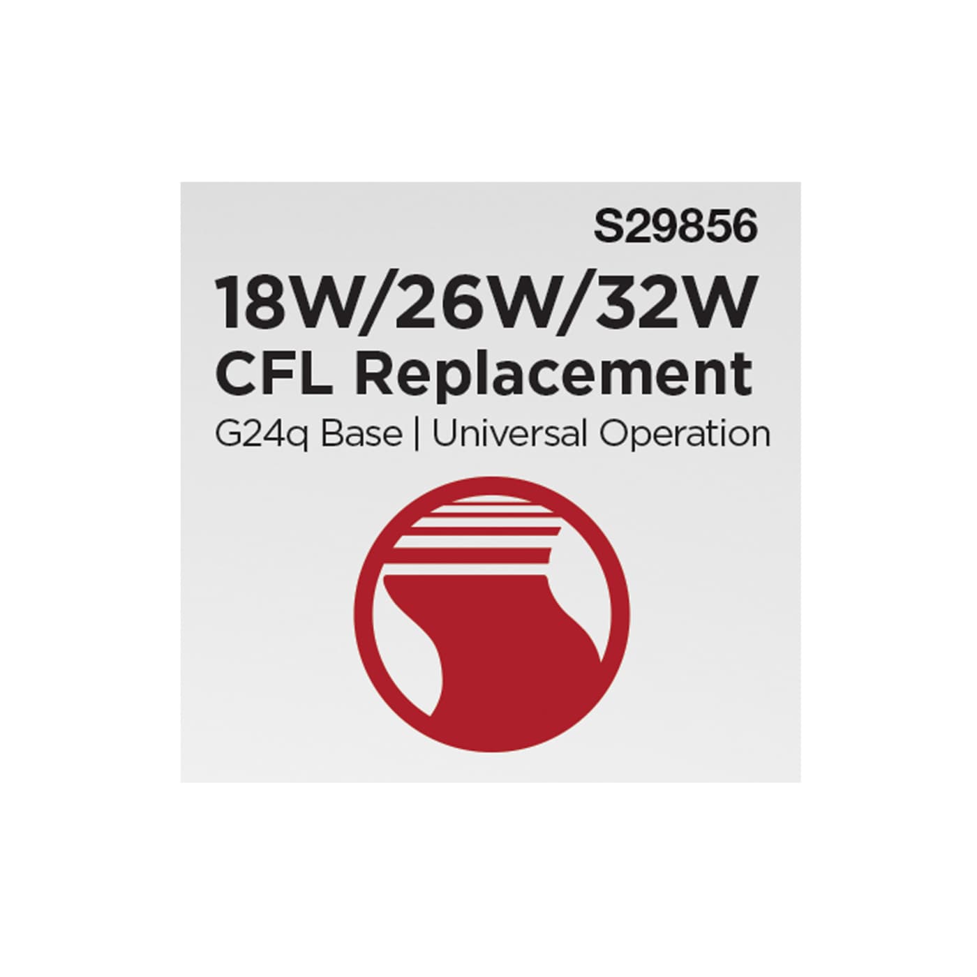 9.5W/LED/CFL/3CCT/DR/4P - S29856