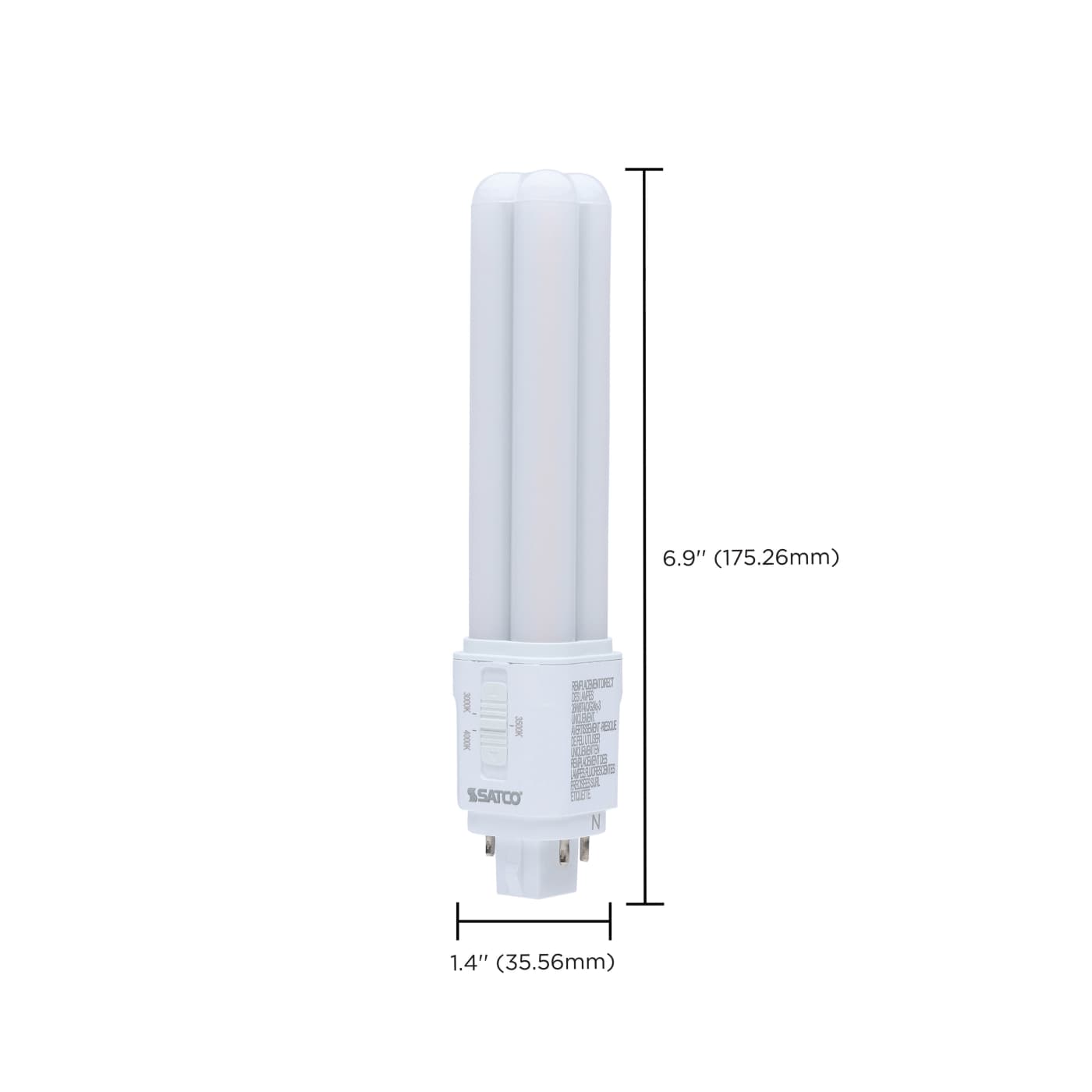 9.5W/LED/CFL/3CCT/DR/4P - S29856