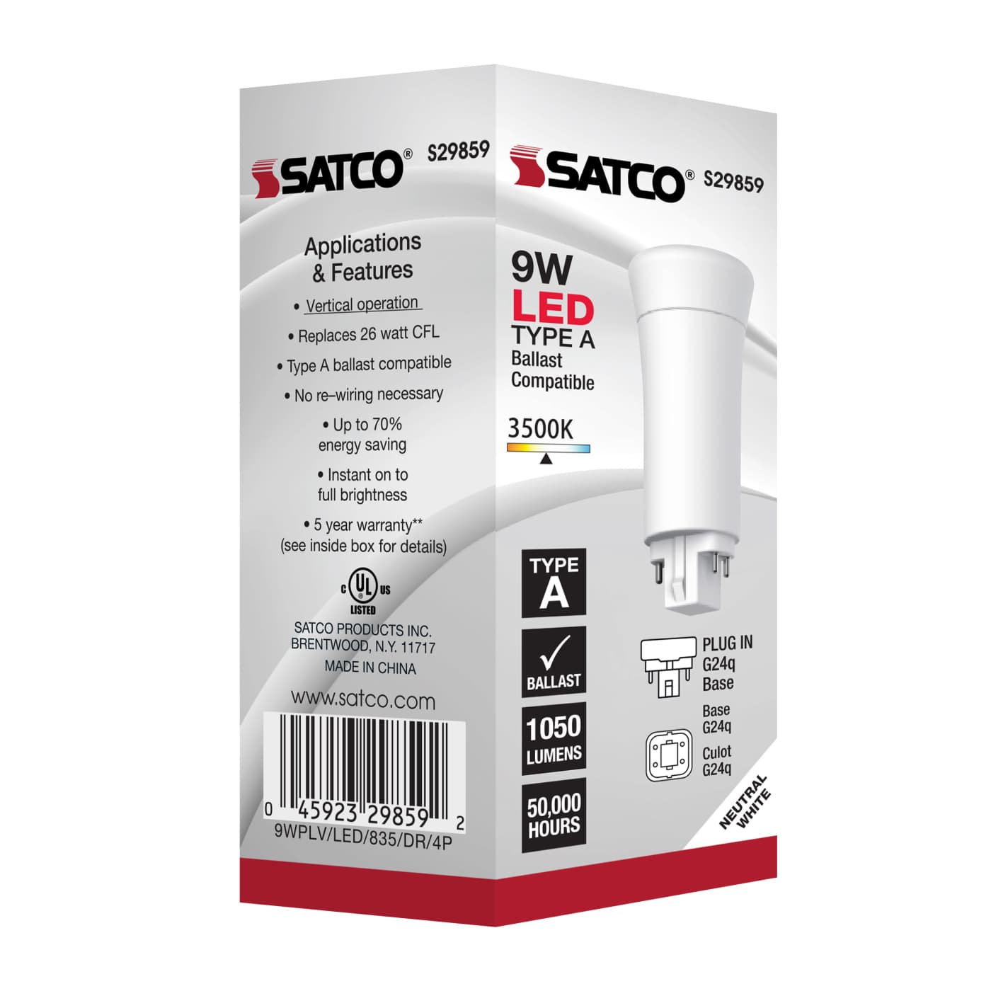 9WPLV/LED/835/DR/4P - S29859