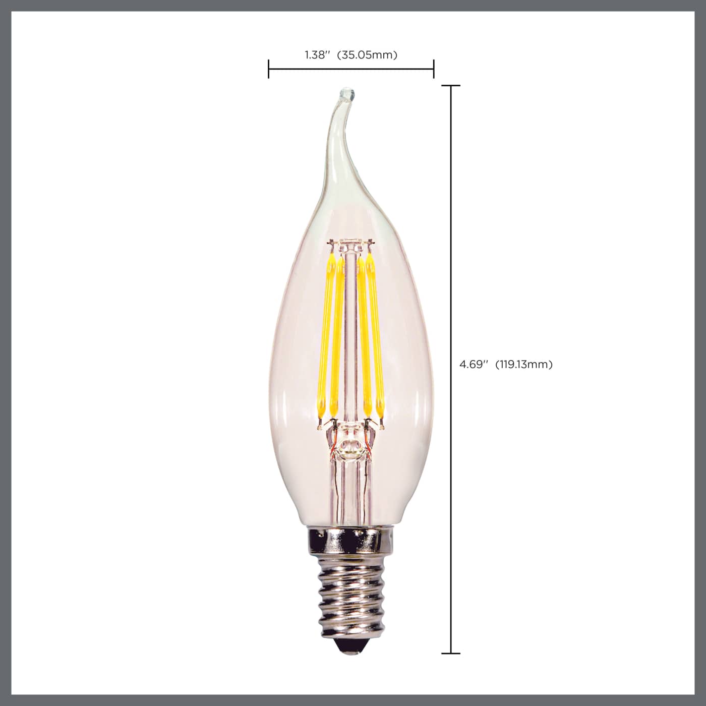 4W CFC/LED/50K/CL/120V - S29867