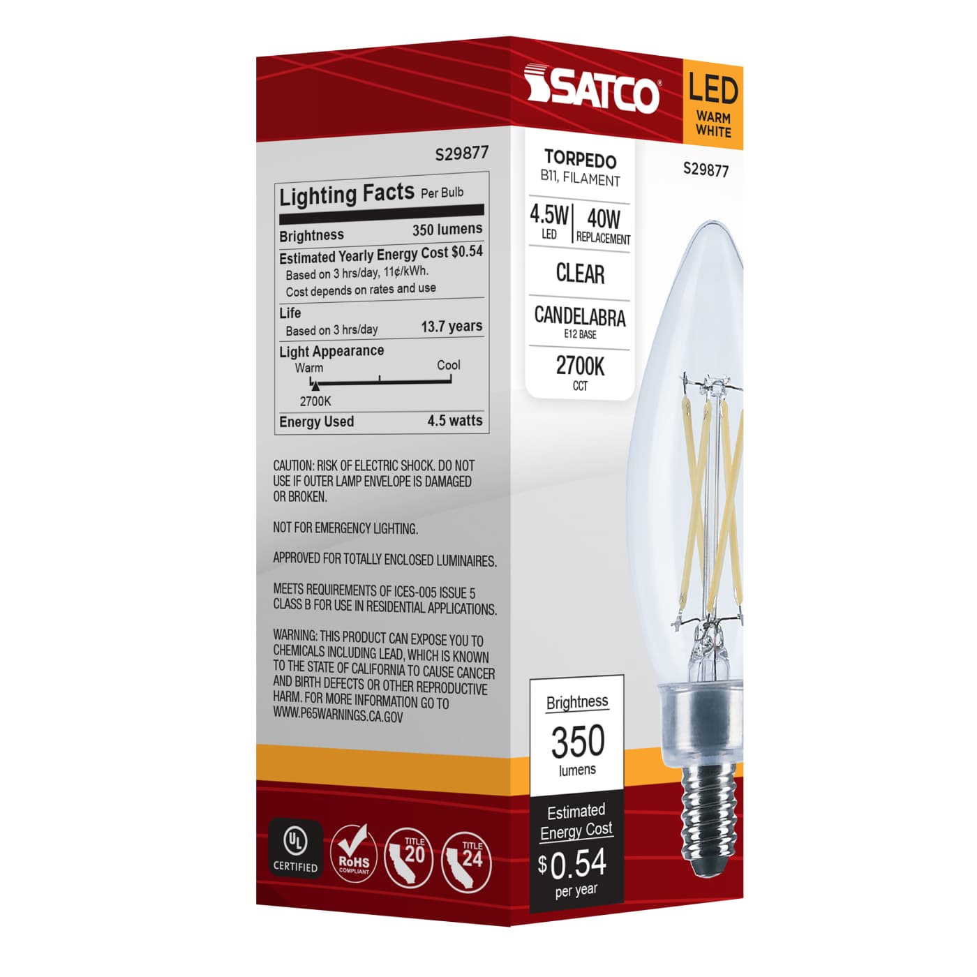 4.5B11/LED/927/CL/120/E12 - S29877