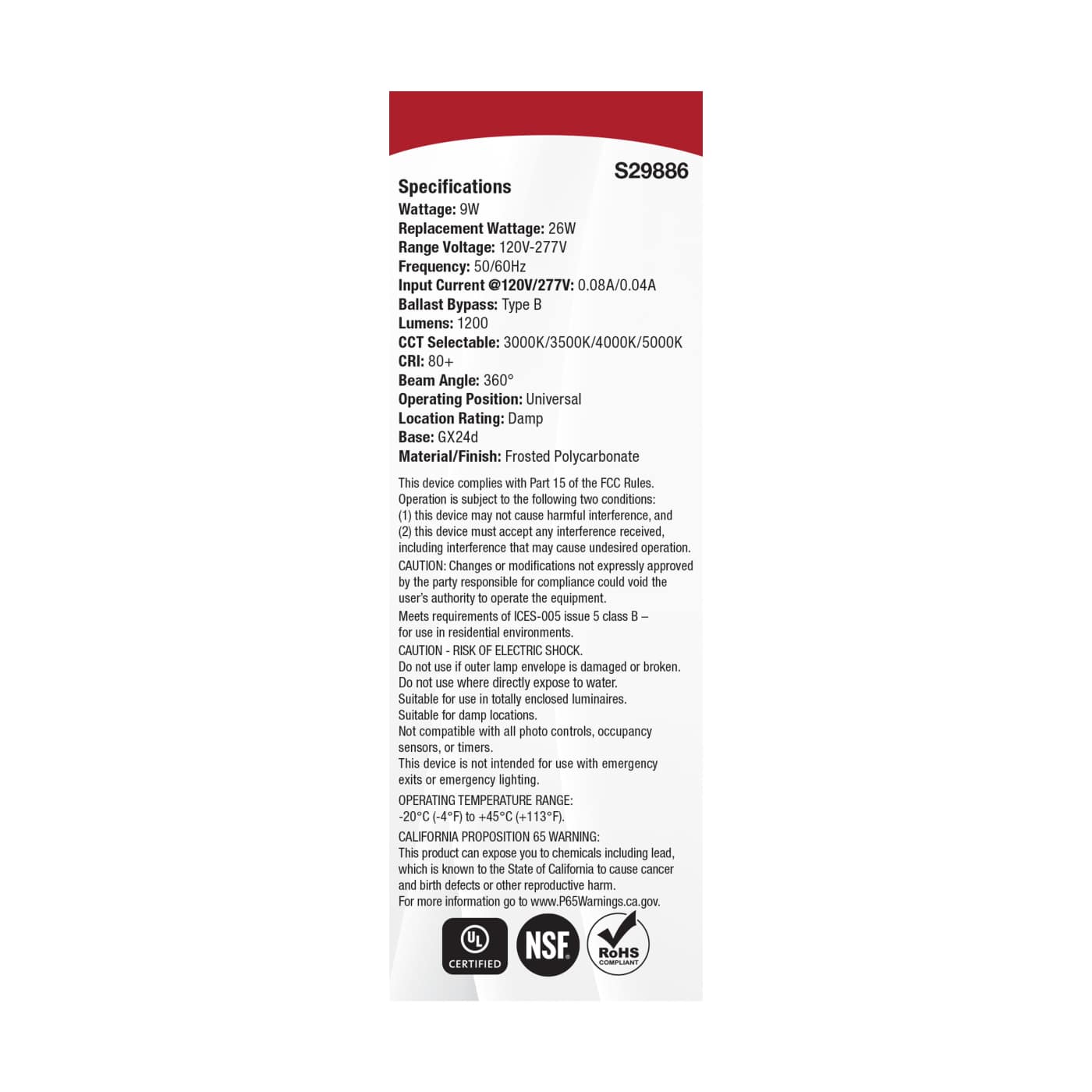 9WPLTL/8CCT4/GX24D/OB/U - S29886