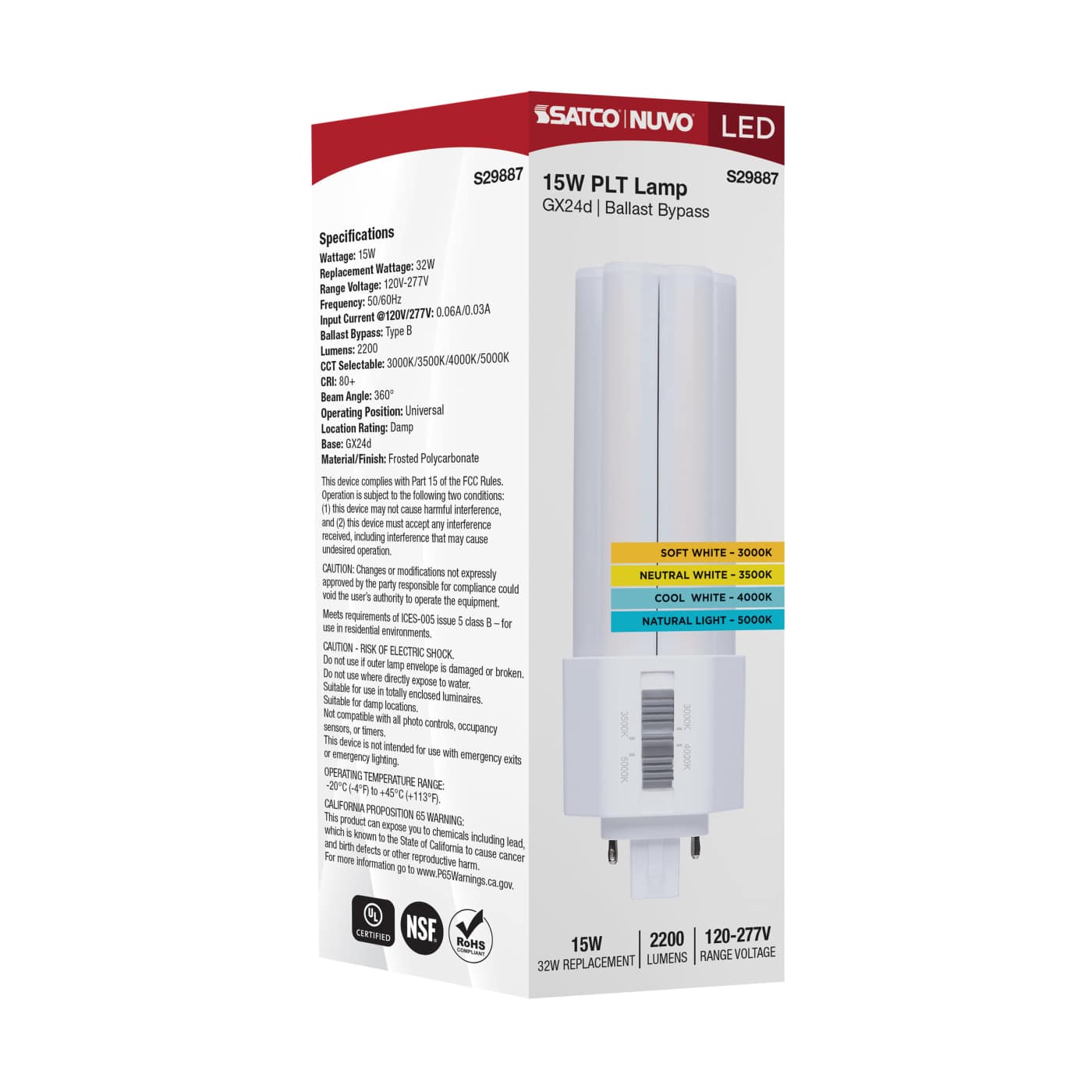 15WPLTL/8CCT4/GX24D/OB/U - S29887