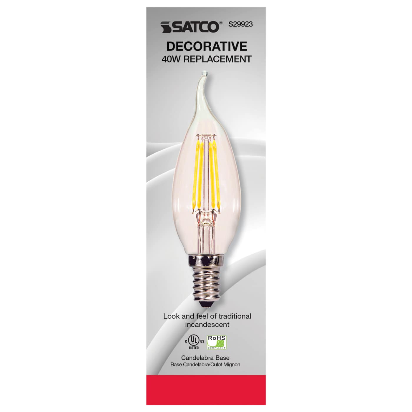 4W CFC/LED/27K/CL/120V - S29923