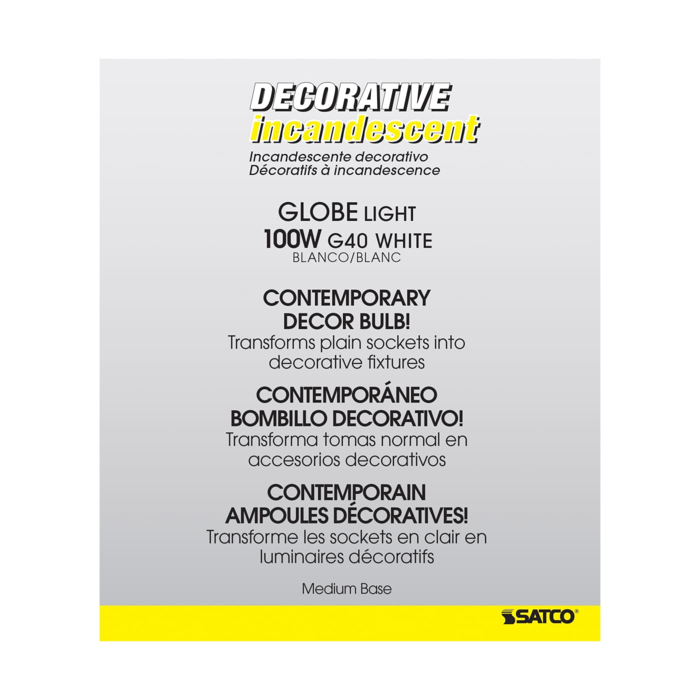 100W G-40 WHITE - S3003