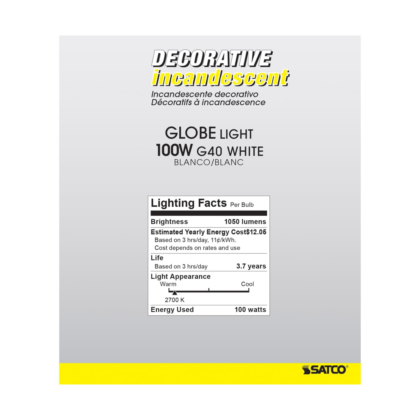 100W G-40 WHITE - S3003