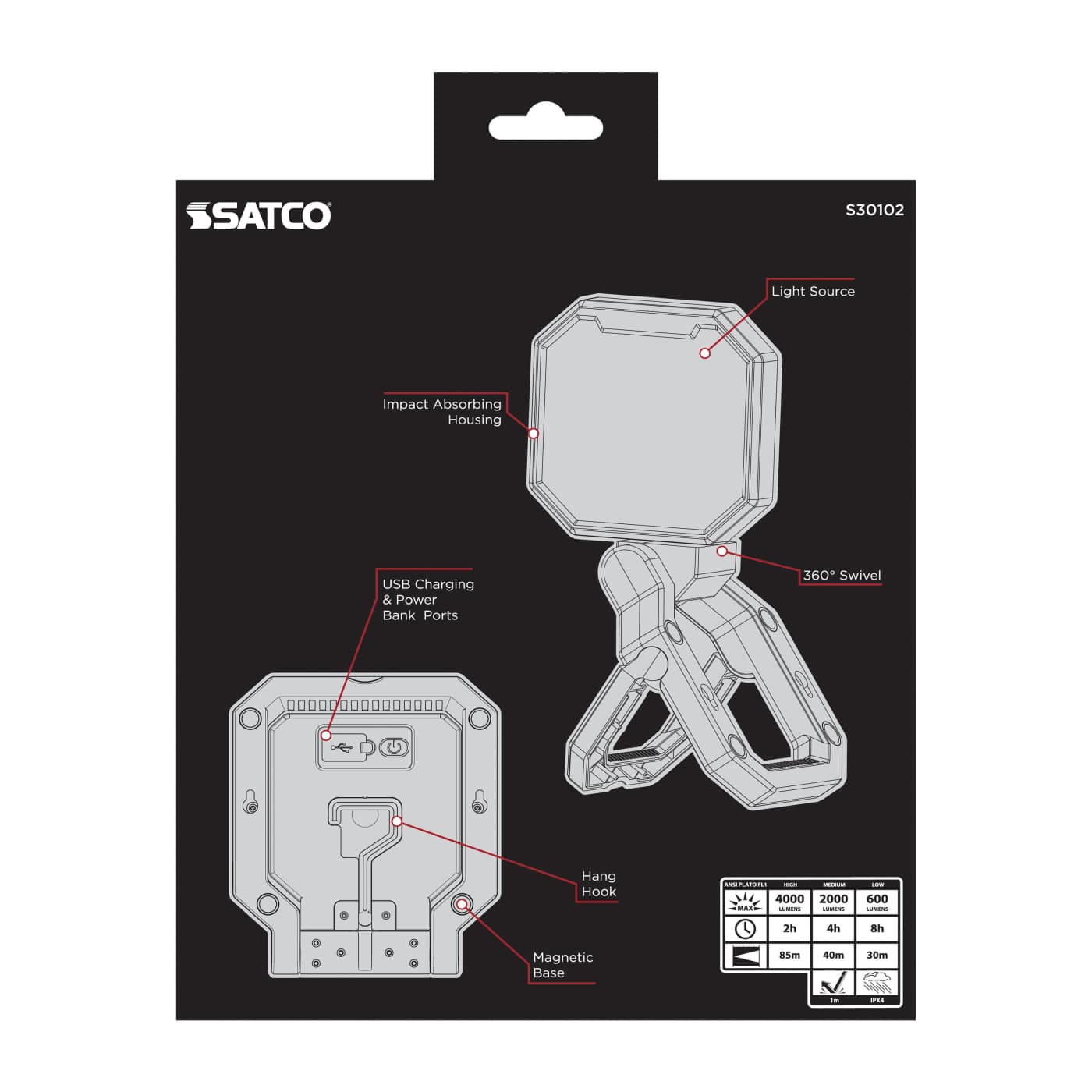 LED MULTI-PURPOSE WORK LIGHT - S30102