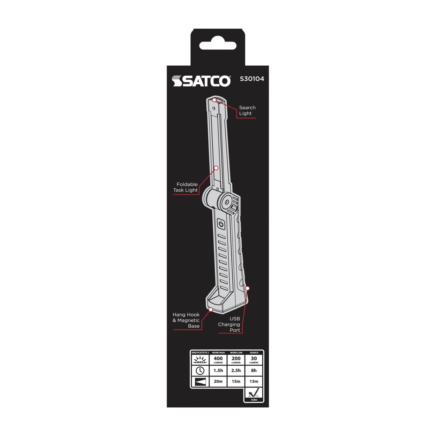 LED FOLDABLE TASK LIGHT - S30104